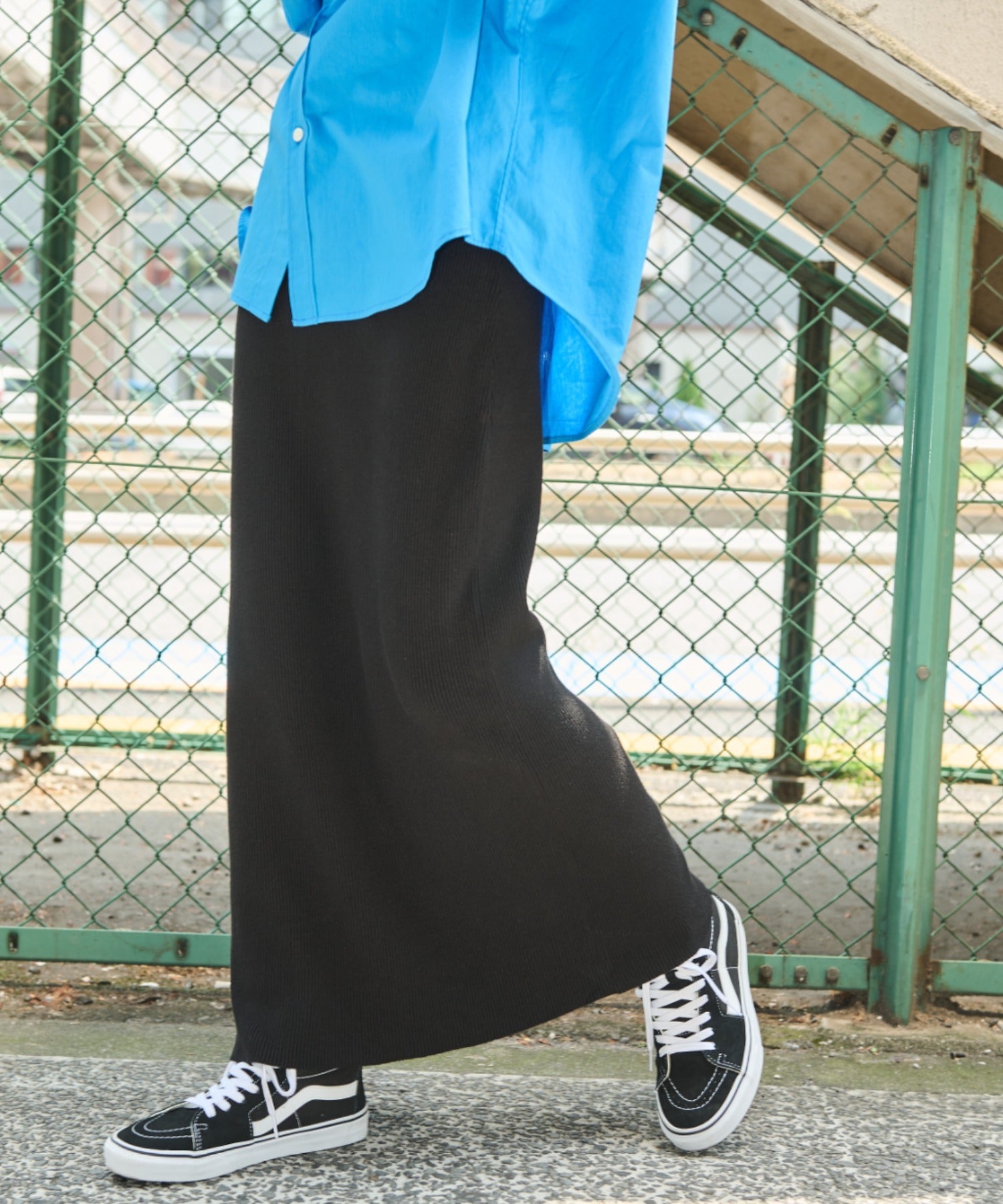 Auntierosa Holiday / リブニットナロースカート