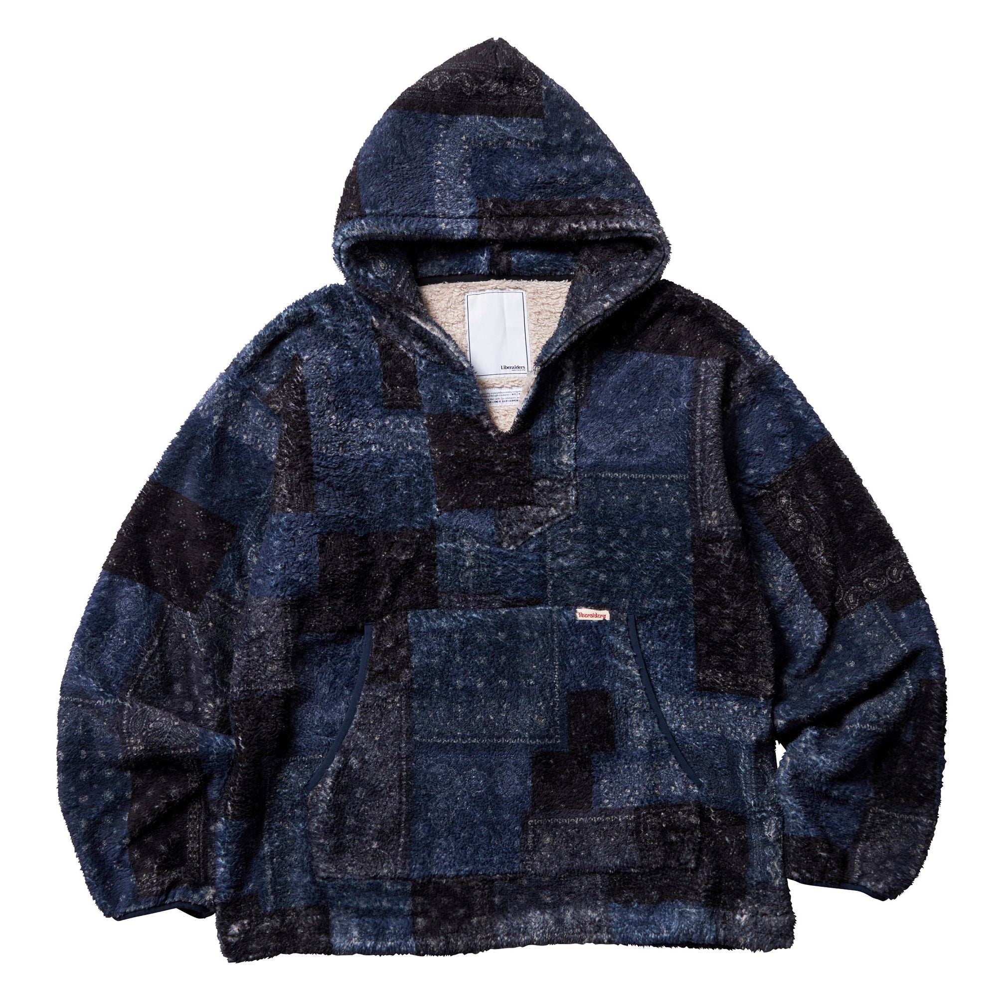Liberaiders / BANDANA PILE FLEECE HOODIE
