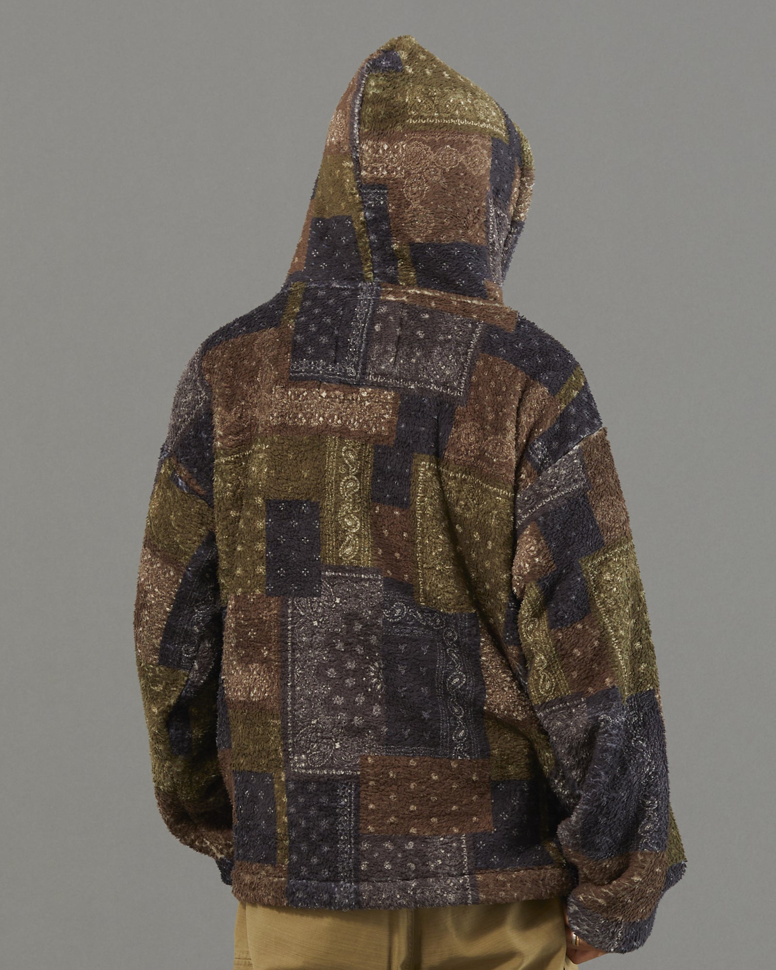 Liberaiders / BANDANA PILE FLEECE HOODIE