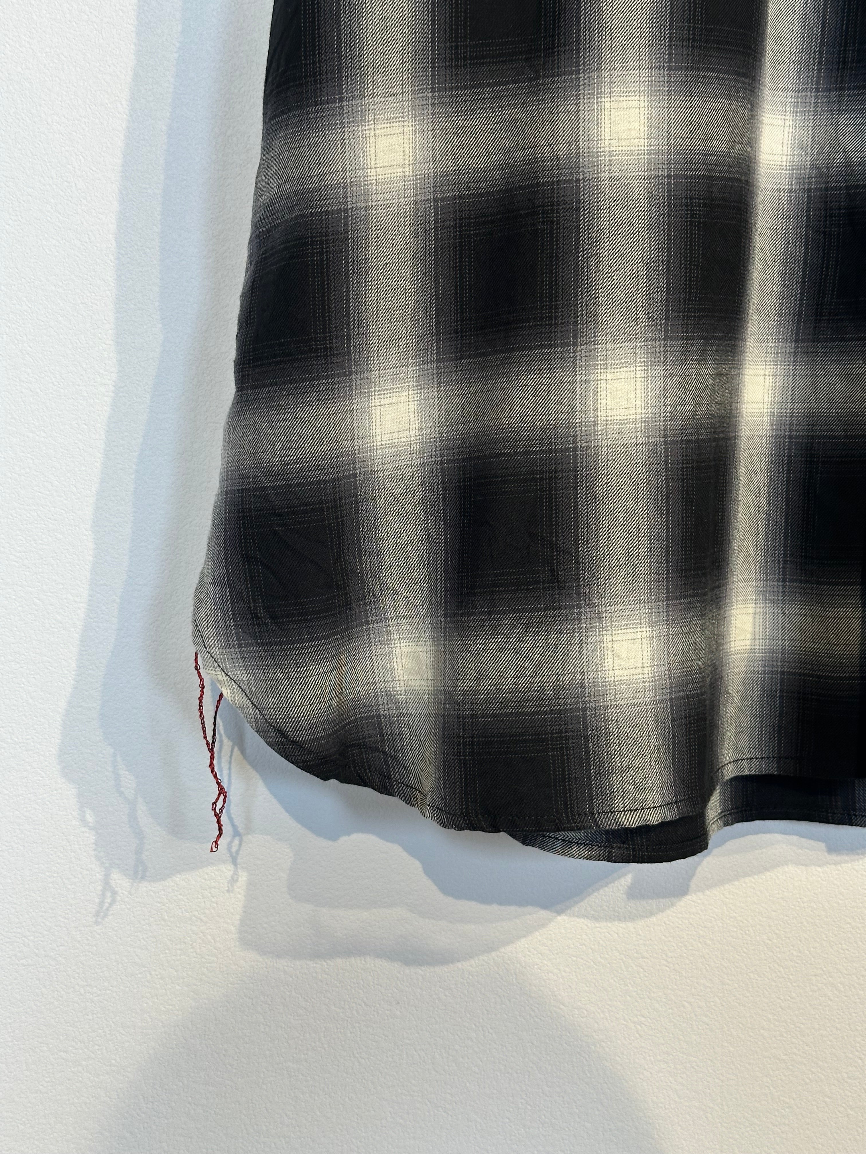 SUGAR CANE / OMBRE CHECK S/S WORK SHIRT