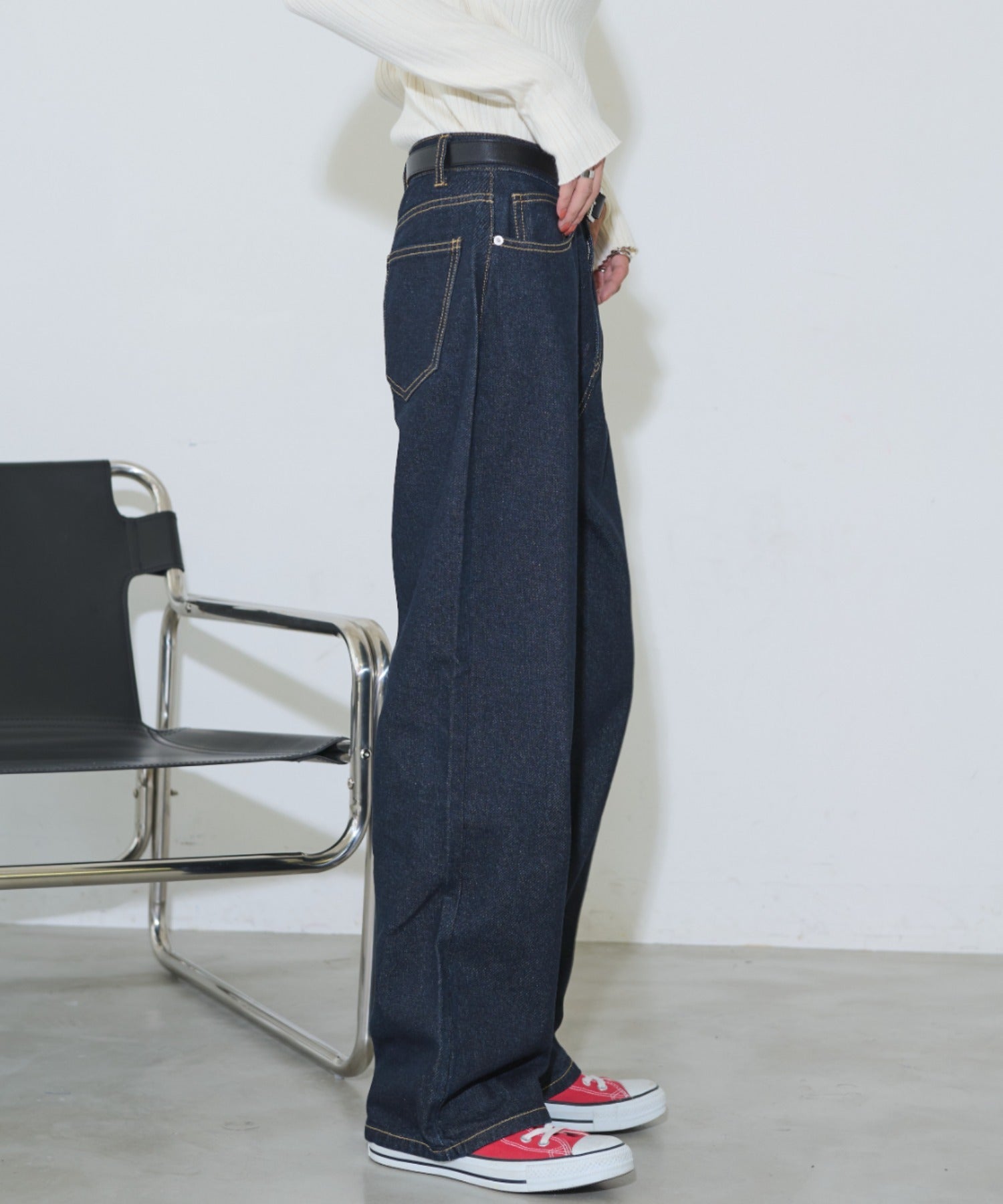 Auntierosa Holiday / ルーズストレートデニム