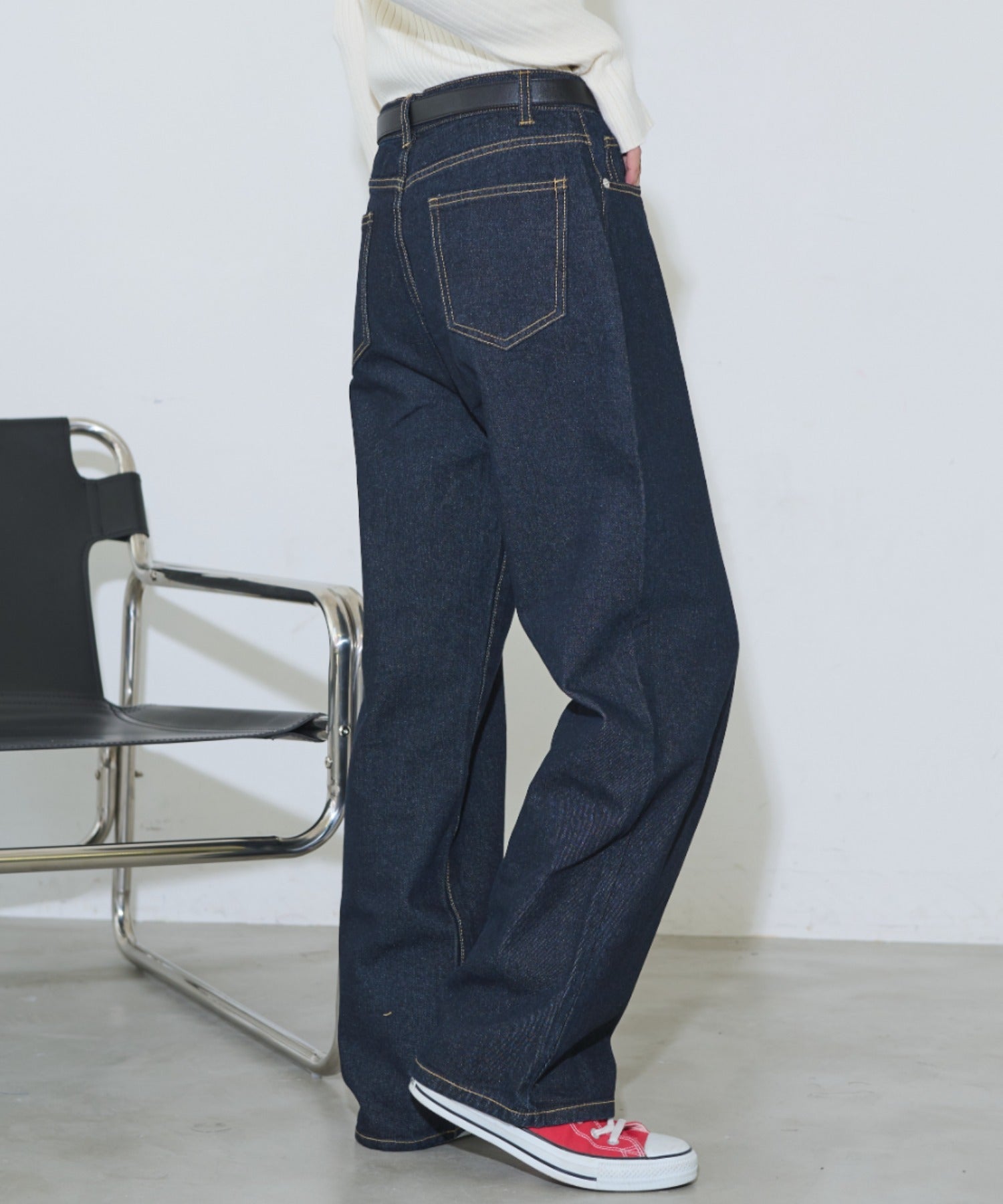 Auntierosa Holiday / ルーズストレートデニム