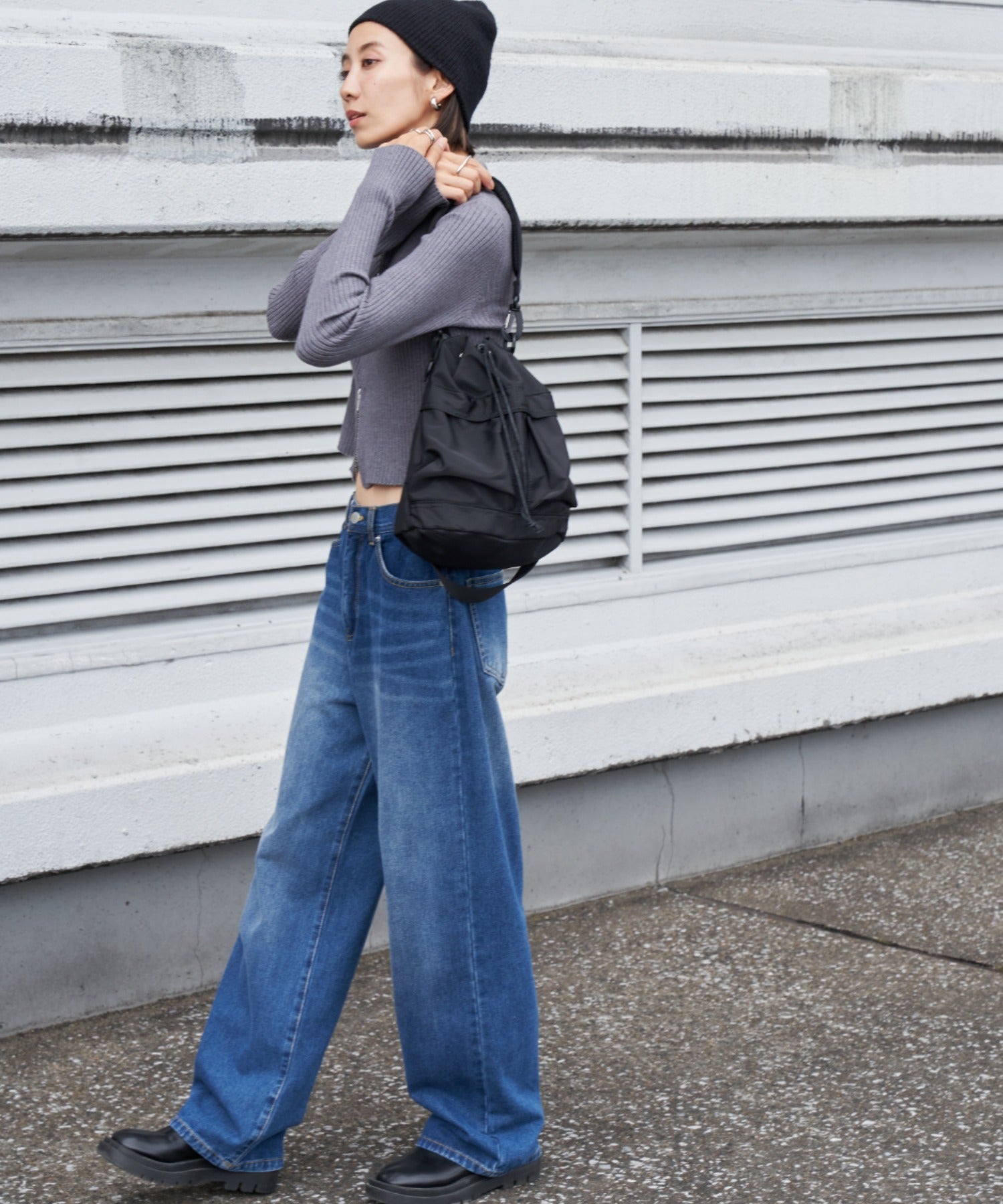 Auntierosa Holiday / ルーズストレートデニム