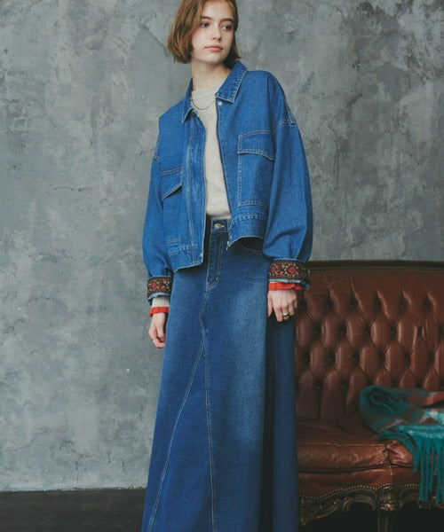 Unitage / short denim jacket