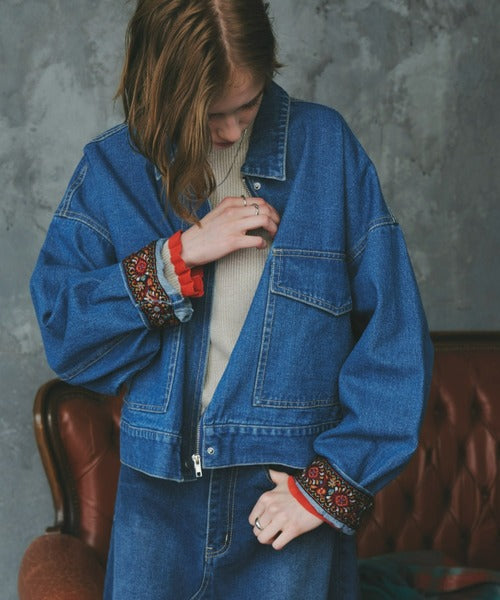 Unitage / short denim jacket