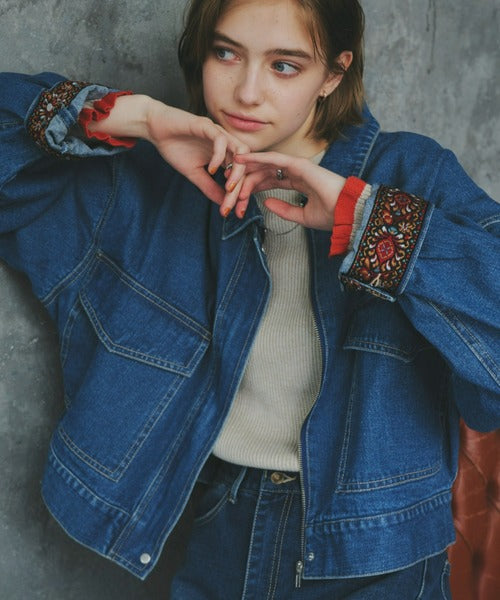 Unitage / short denim jacket