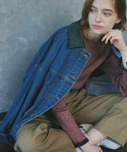 Unitage / 2way over denim jaket