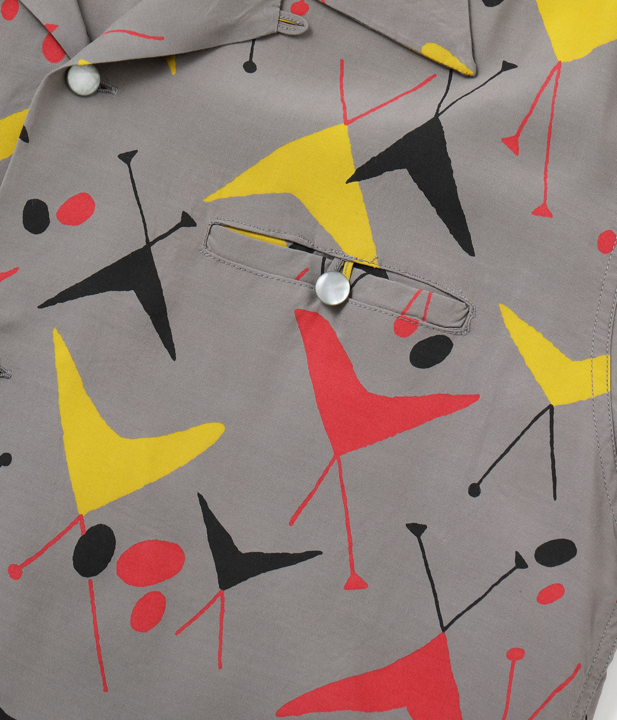 STAR OF HOLLYWOOD / Lot No. SH39492 / HIGH DENSITY RAYON OPEN SHIRT “ATOMIC”