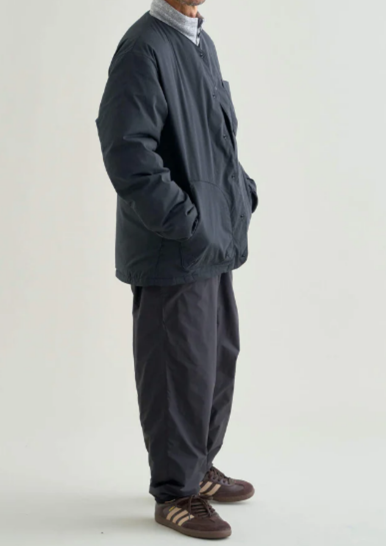 NANGA / HINOC RIPSTOP INNER DOWN CARDIGAN