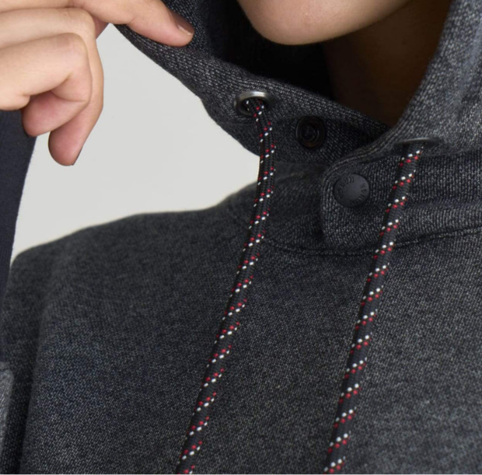 NANGA / ECO HYBRID MINI BOX LOGO EMBROIDERY SWEAT HOODIE