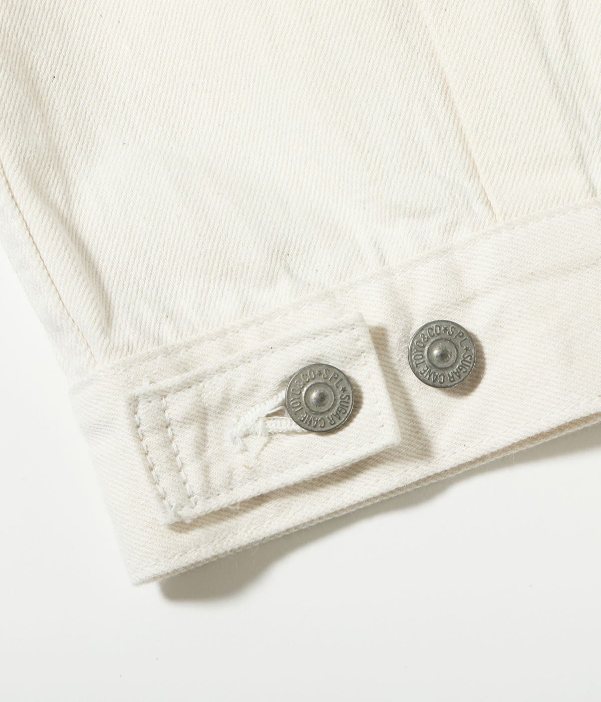 SUGAR CANE / Lot No. SC15720 / 13oz. WHITE DENIM JACKET 1953 MODEL