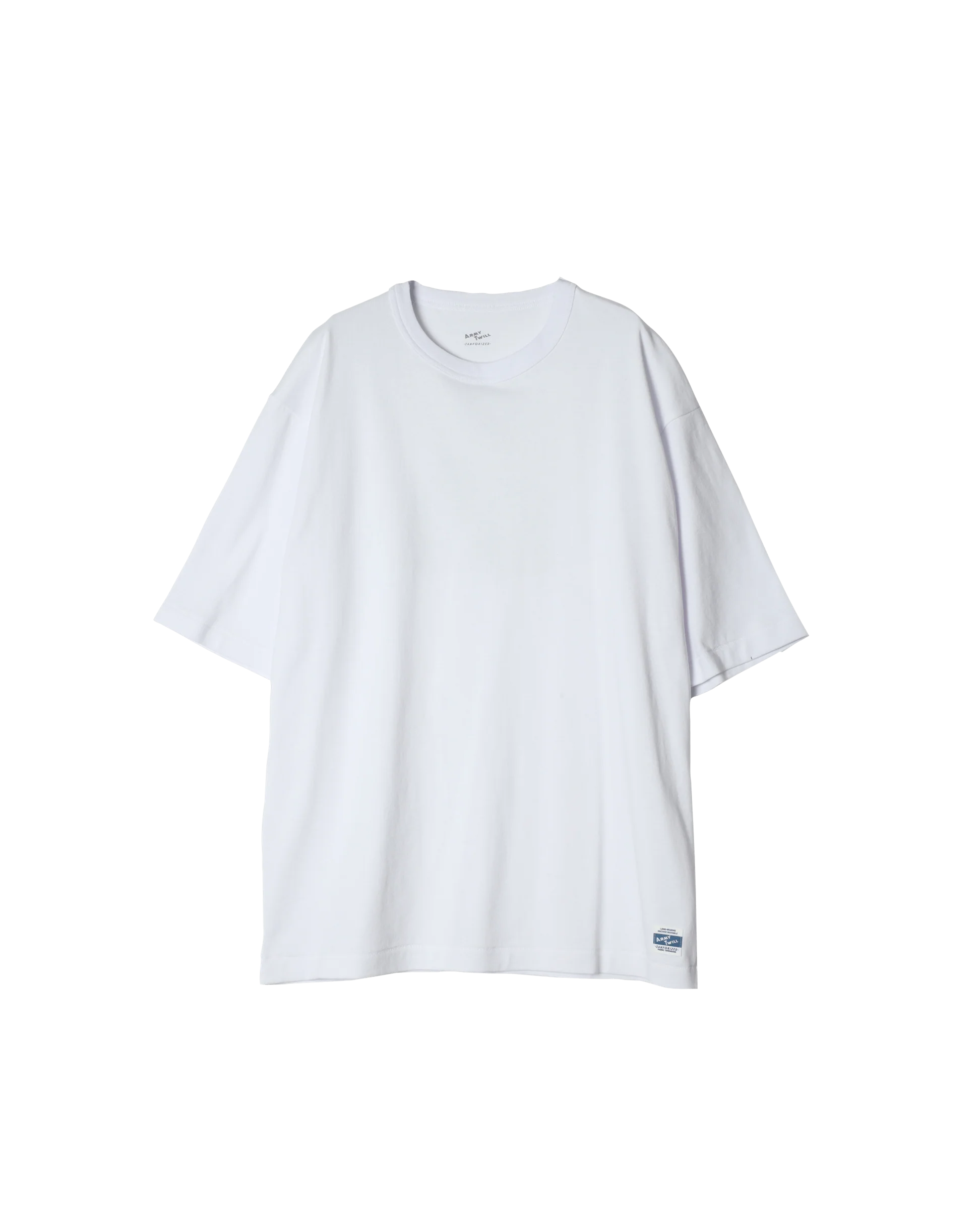 ARMY TWILL / 30/2 OE Half Sleeve Print Tee_AT