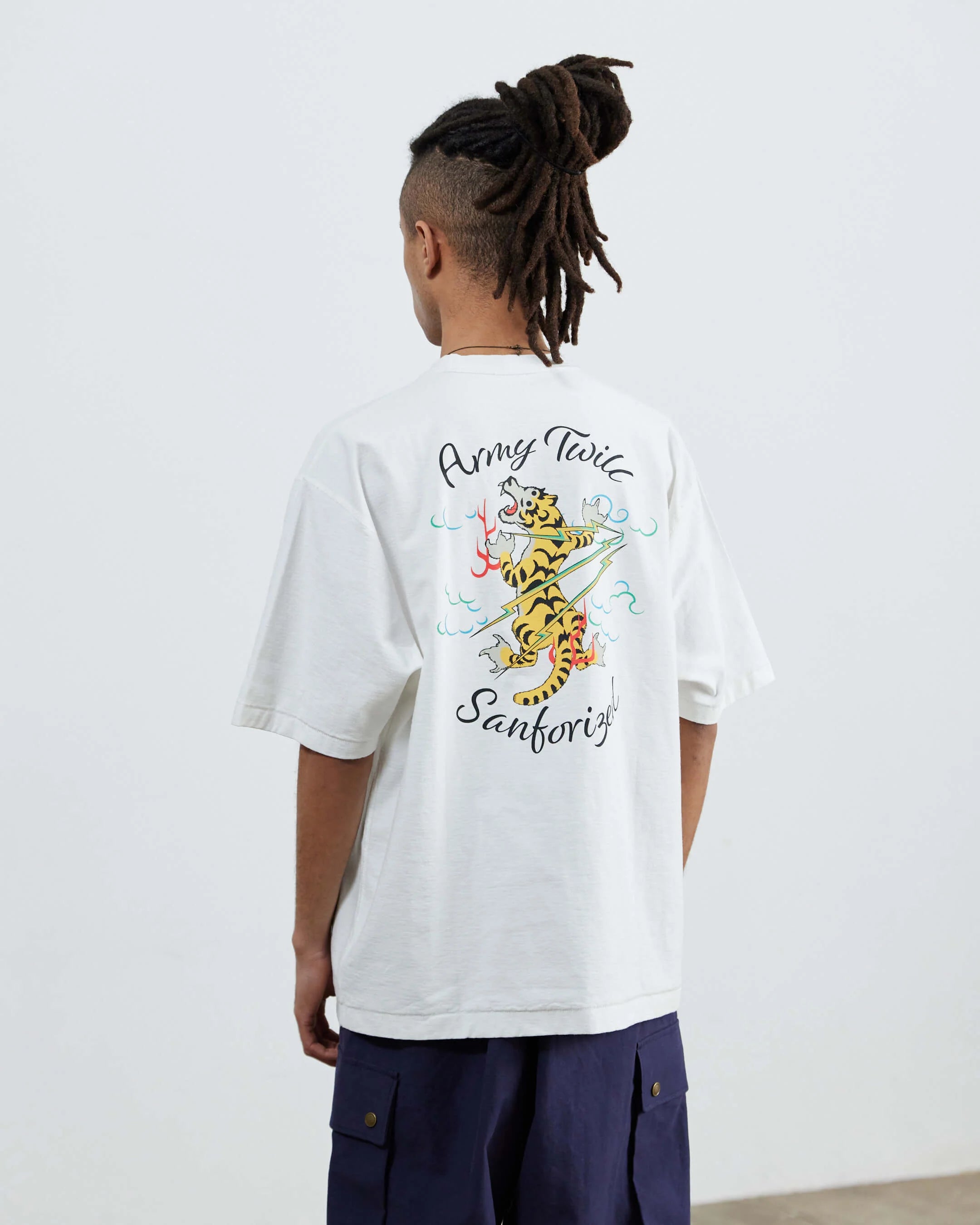 ARMY TWILL / Back Jersey HSTee Print Tiger