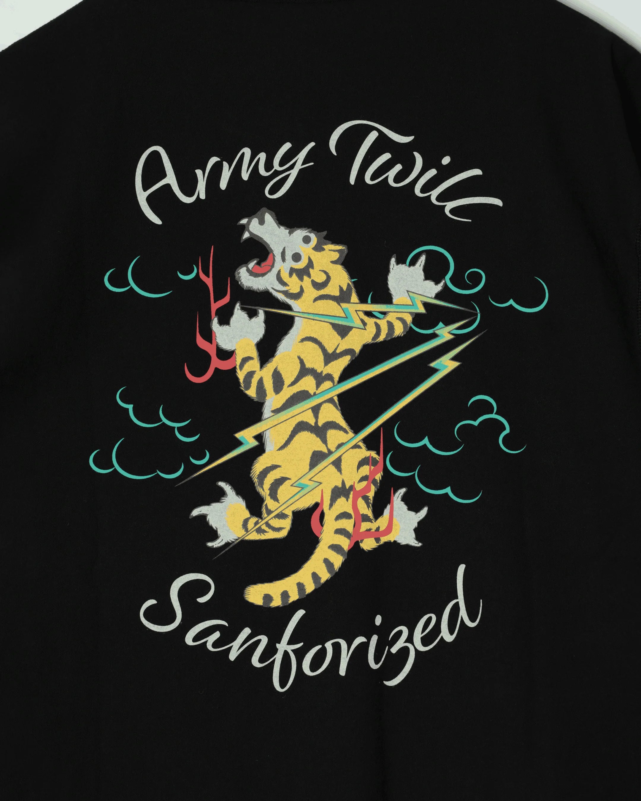 ARMY TWILL / Back Jersey HSTee Print Tiger