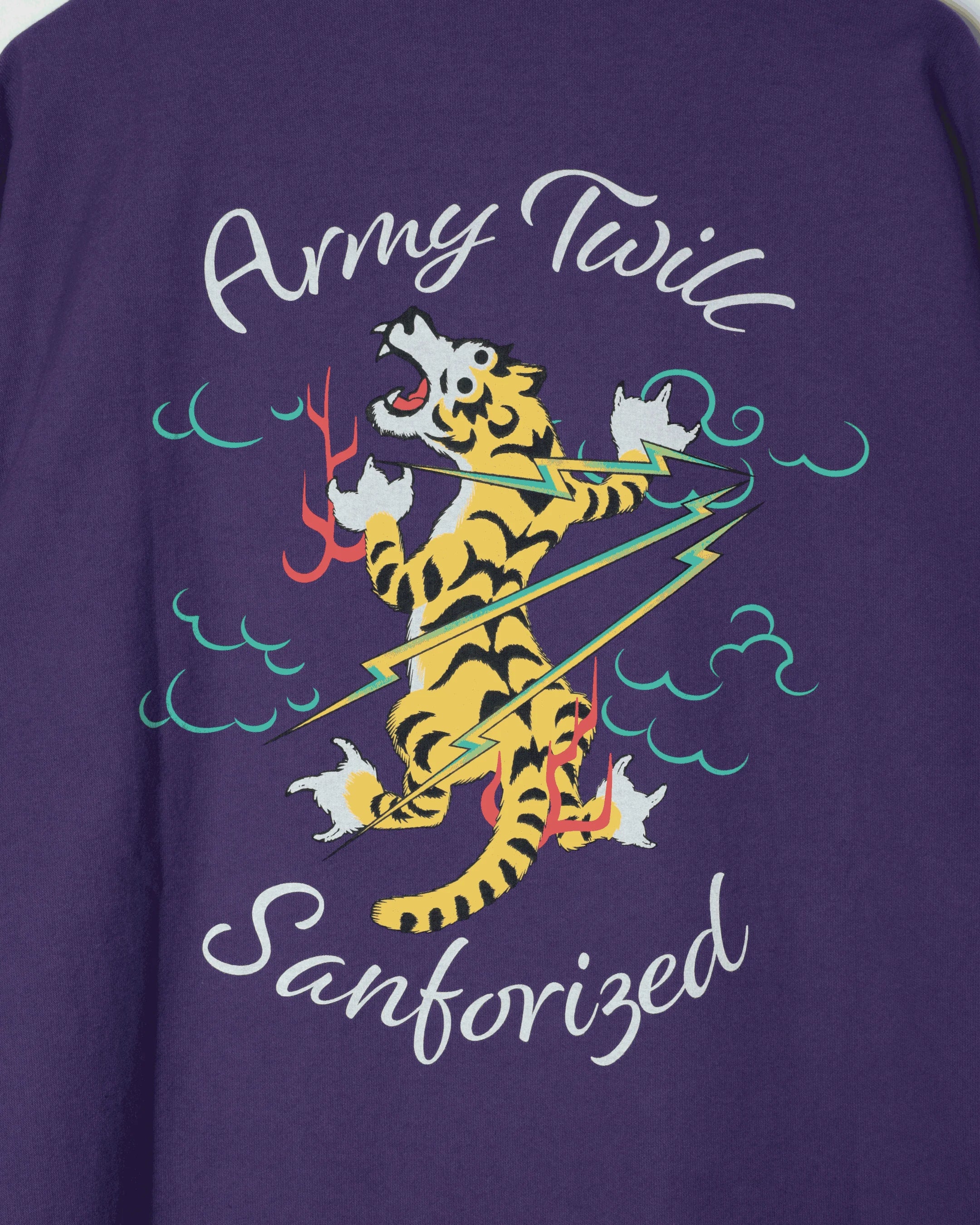 ARMY TWILL / Back Jersey HSTee Print Tiger