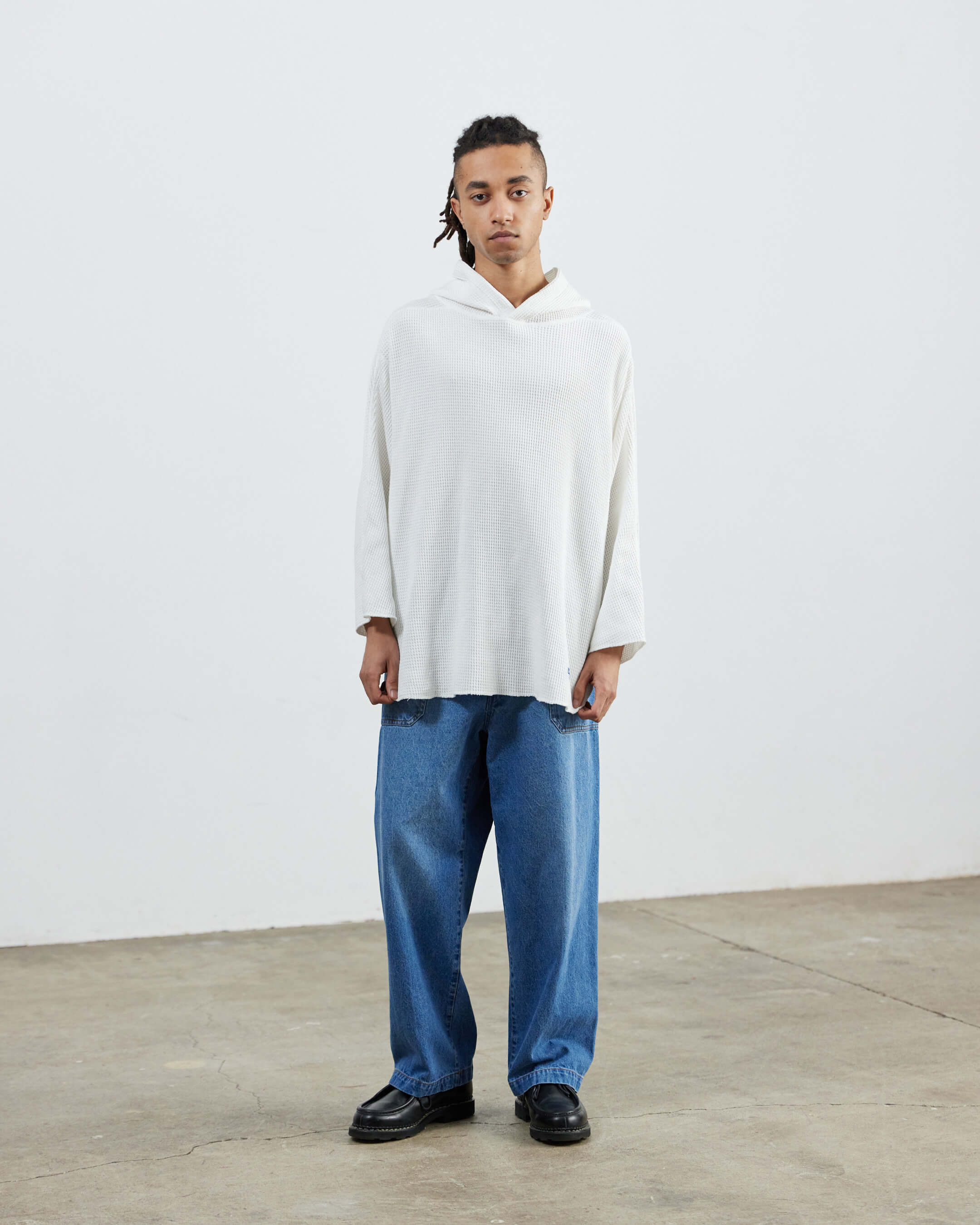 ARMY TWILL / Waffle Hoodie