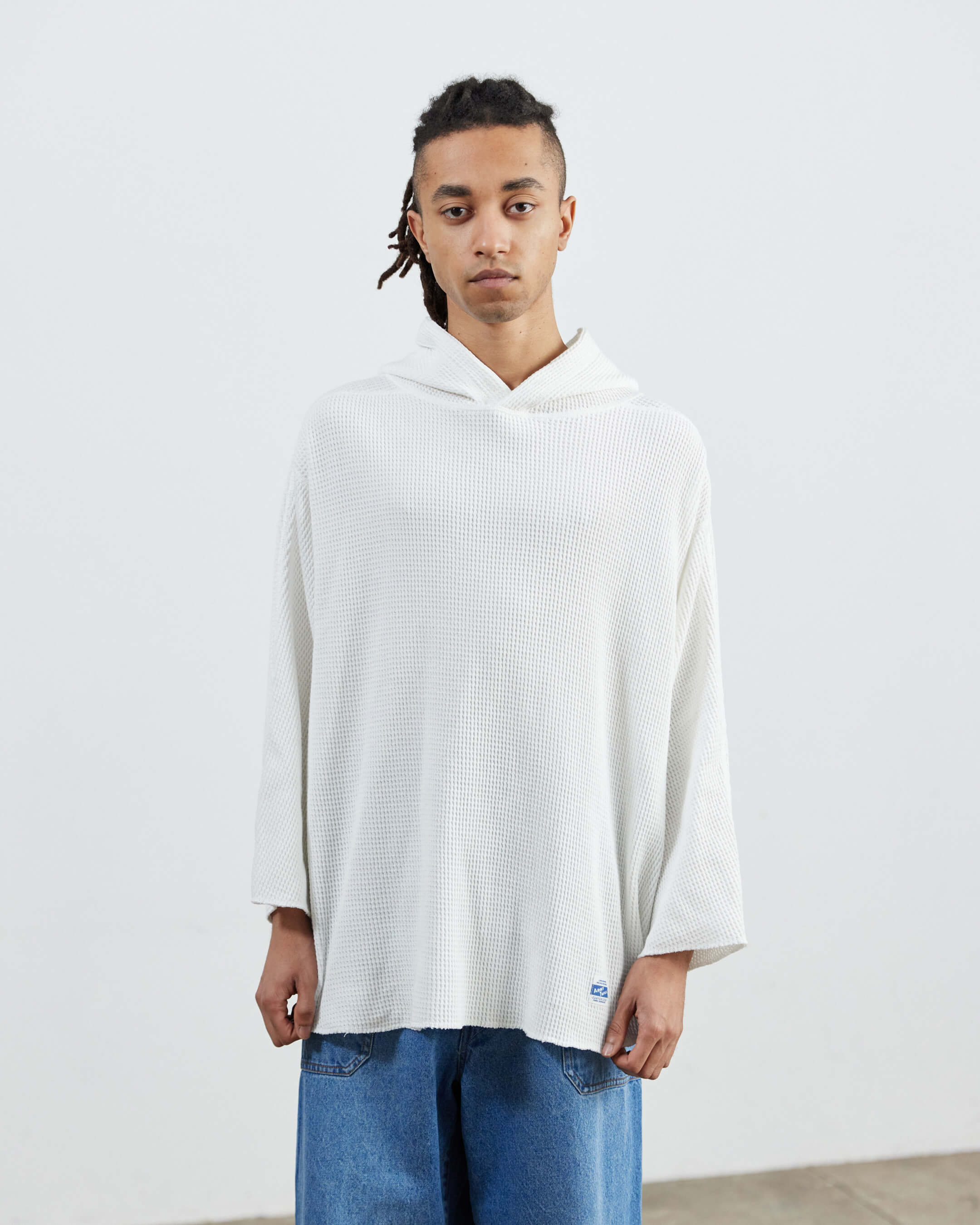 ARMY TWILL / Waffle Hoodie