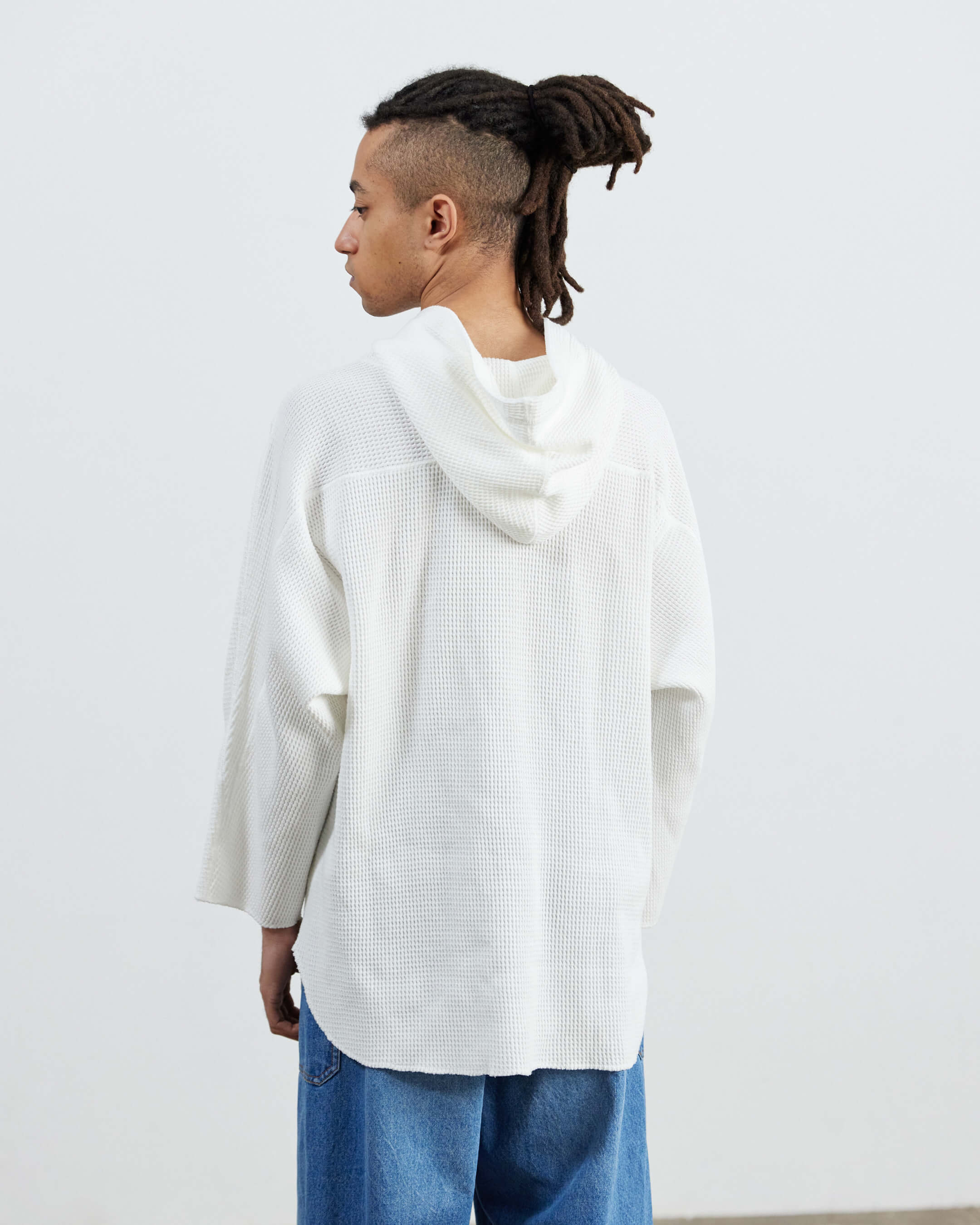 ARMY TWILL / Waffle Hoodie