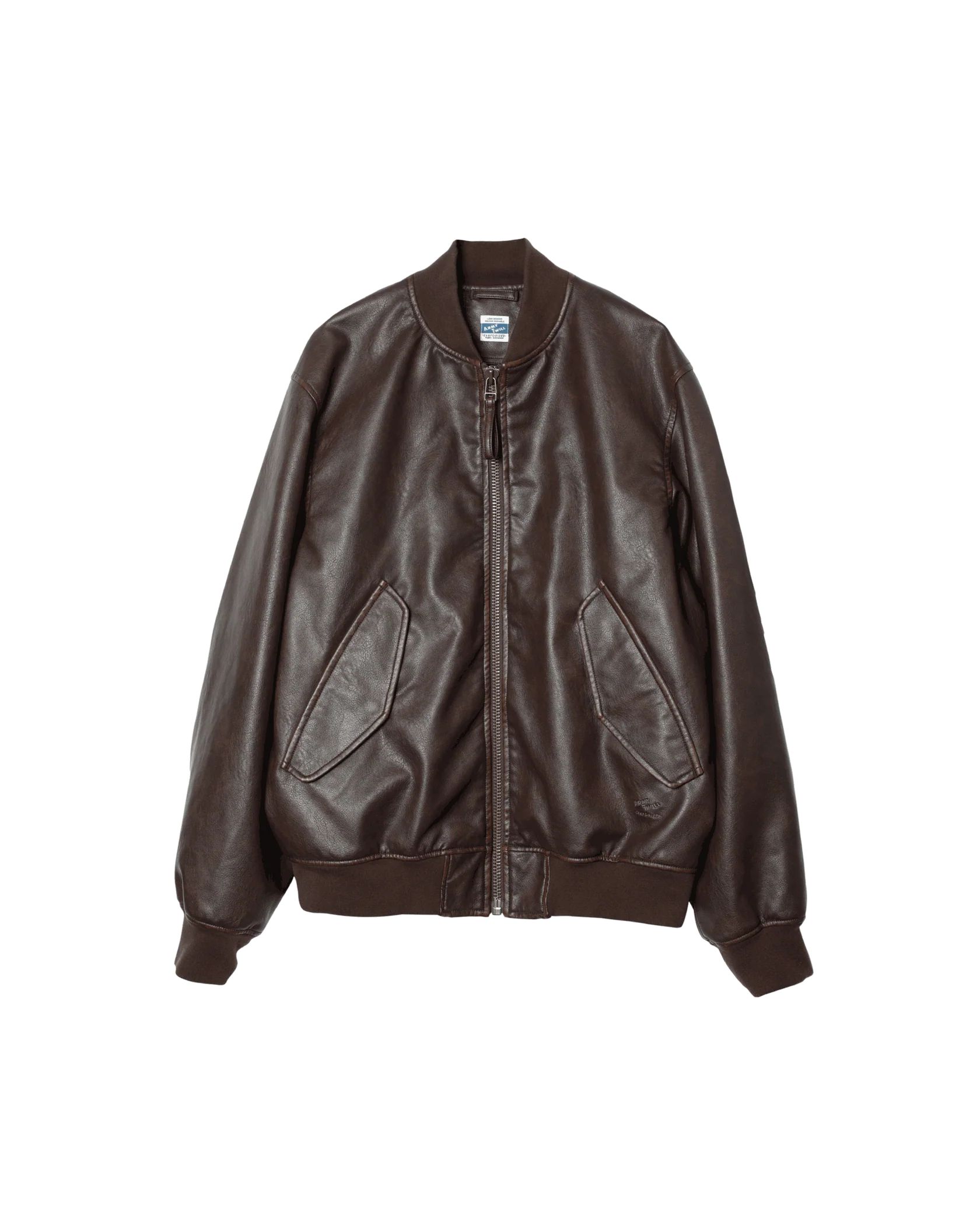ARMY TWILL / Vegan Leather Blouson