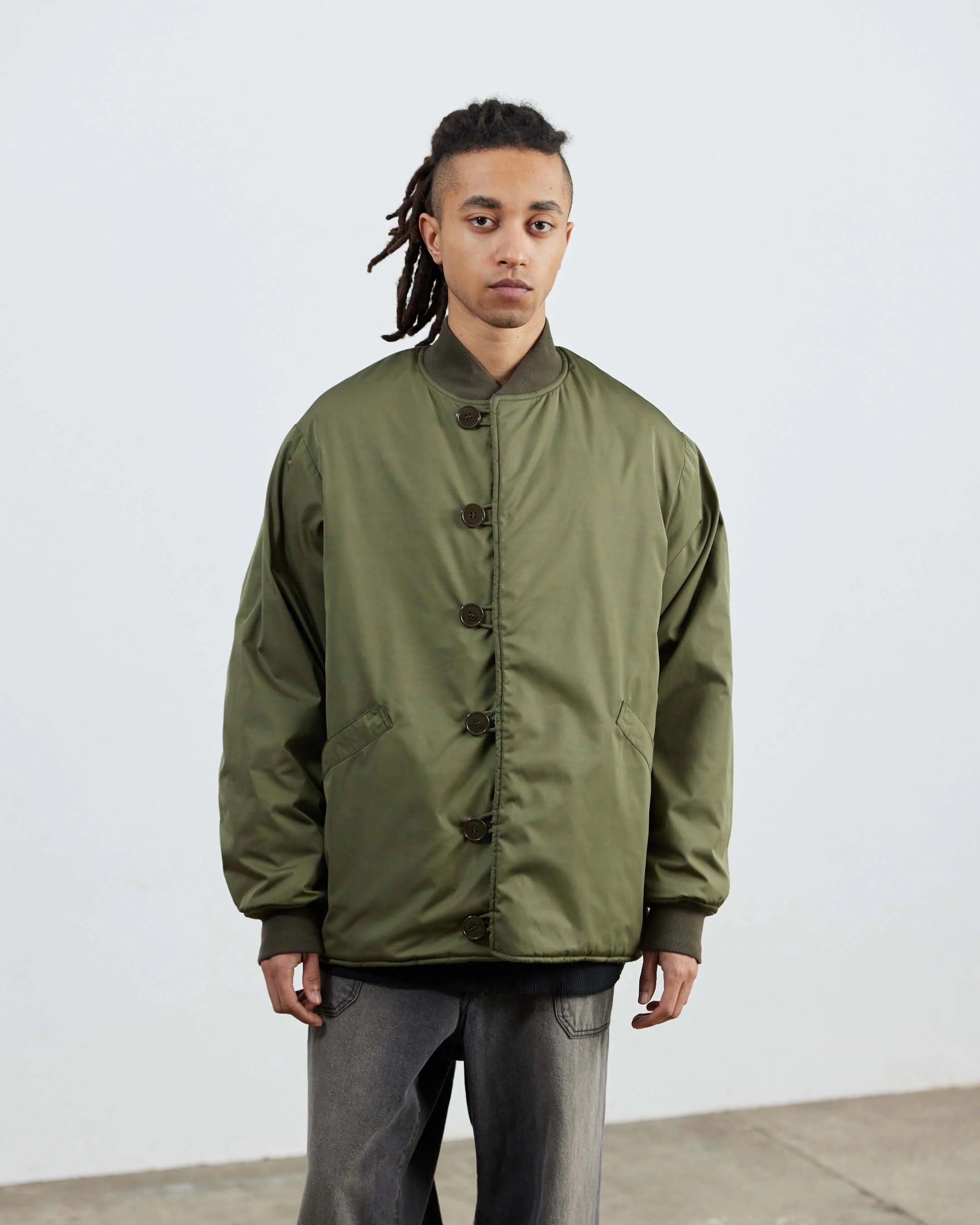 ARMY TWILL / Pe Weather Reversible Blouson
