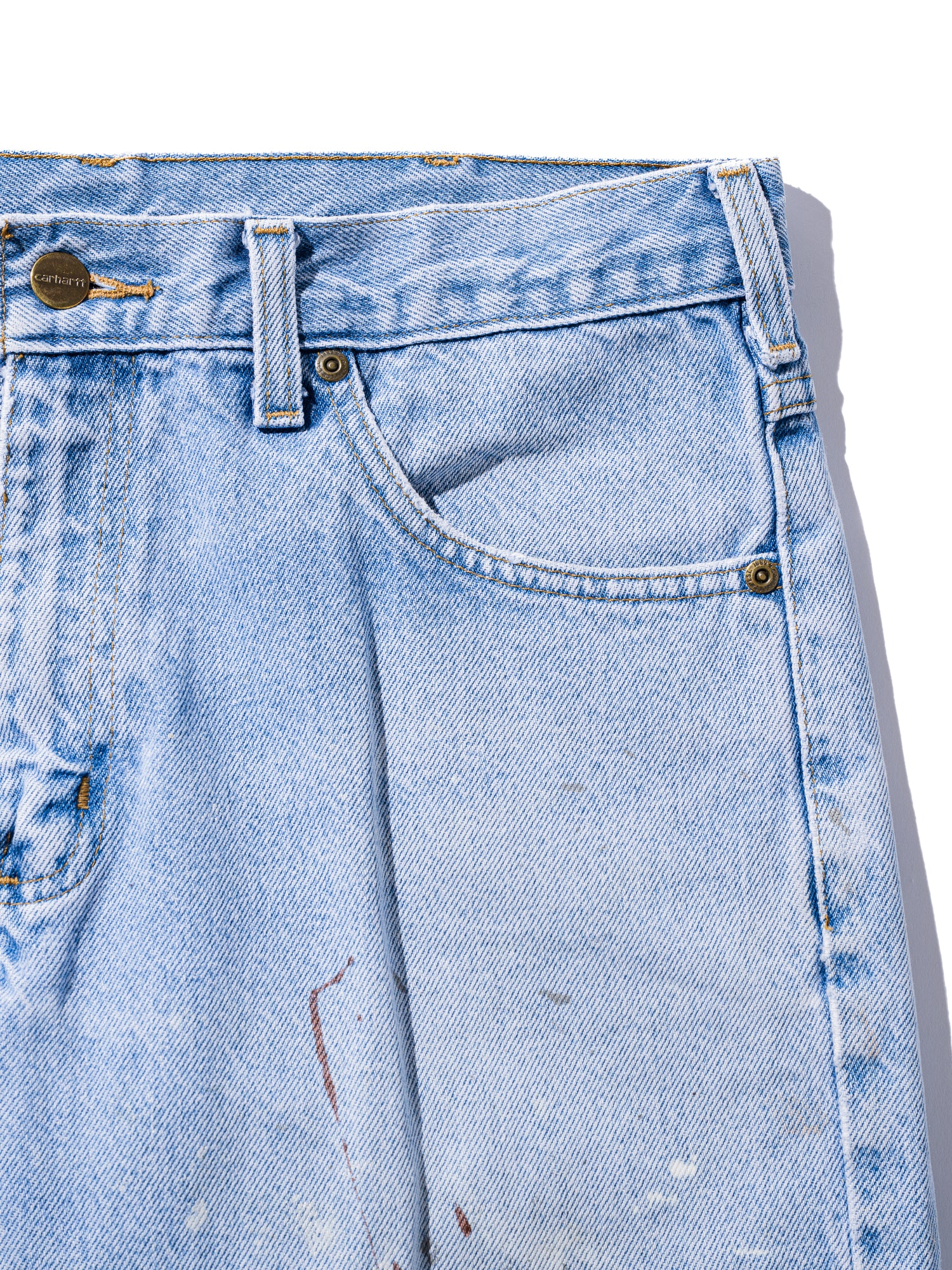 FJ select / Carhartt /デニムフェード&ペンキ 2