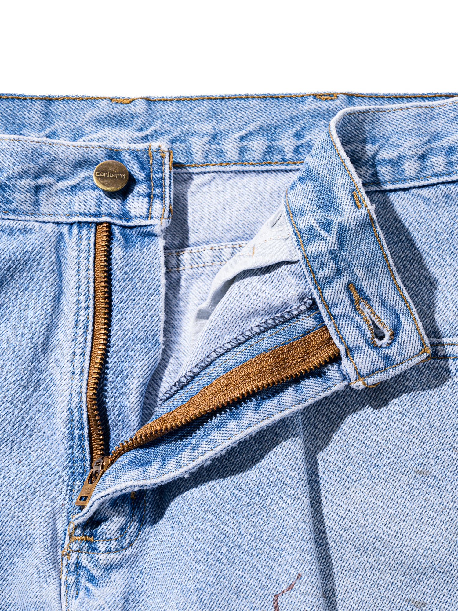 FJ select / Carhartt /デニムフェード&ペンキ 2