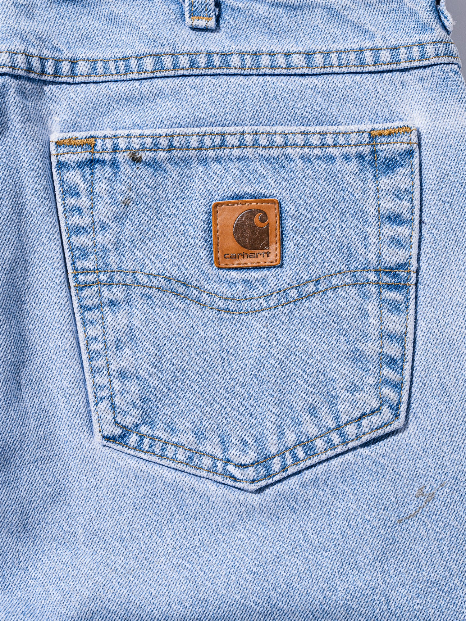 FJ select / Carhartt /デニムフェード&ペンキ 2