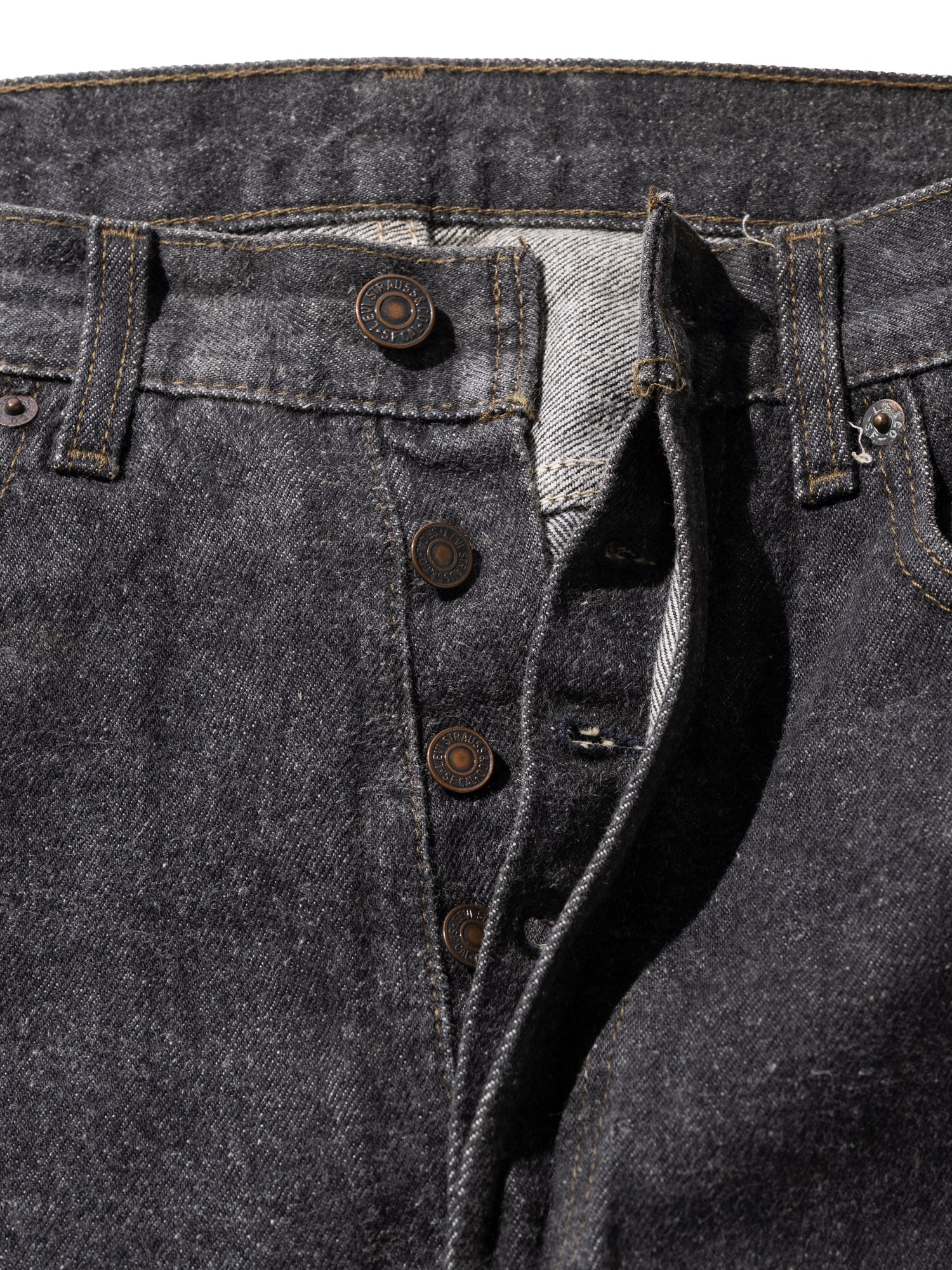 FJ select / LEVI'S 501 MADE IN USA / 先染ブラックデニム 1