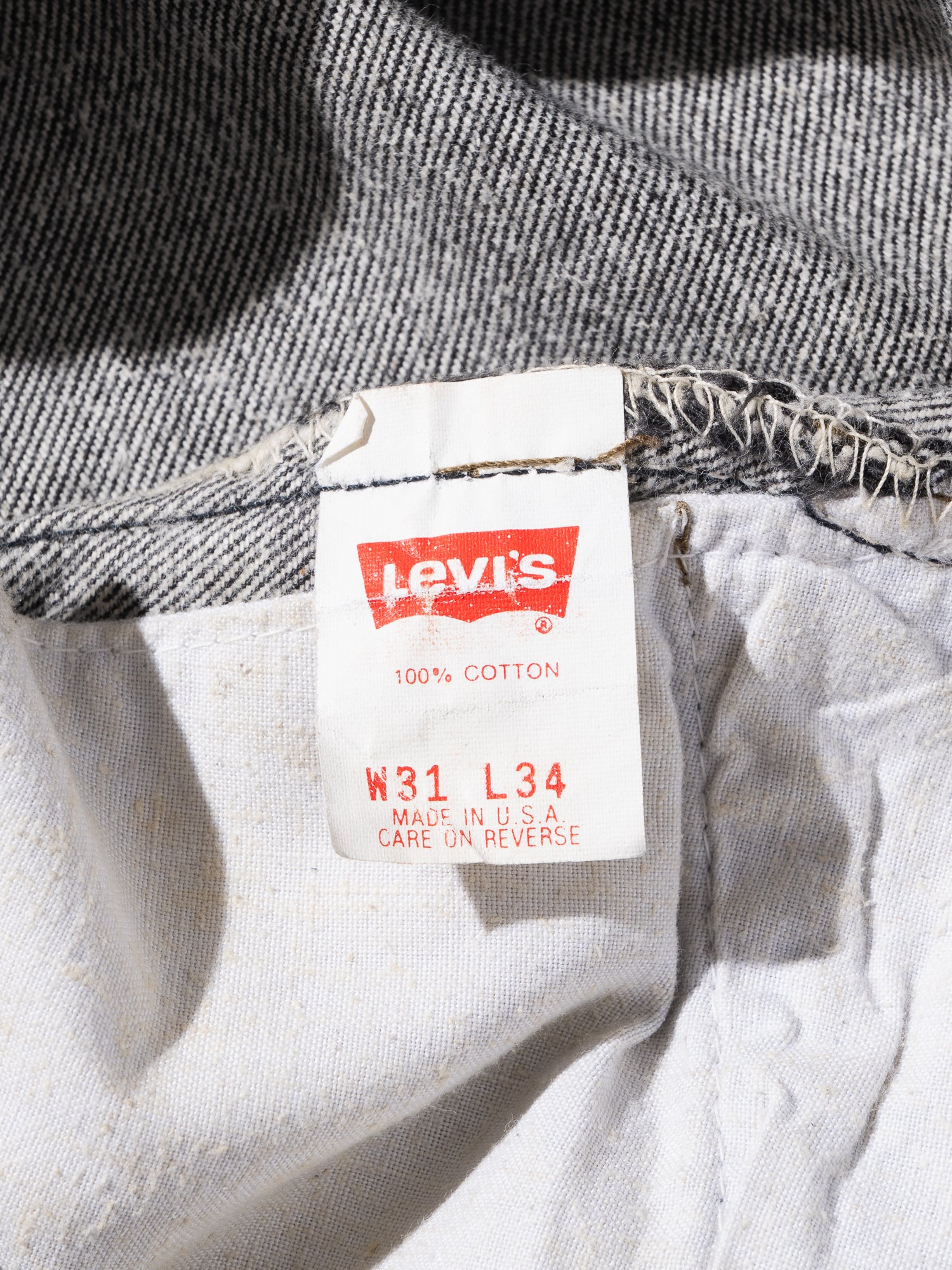 FJ select / LEVI'S 501 MADE IN USA / 先染ブラックデニム 1