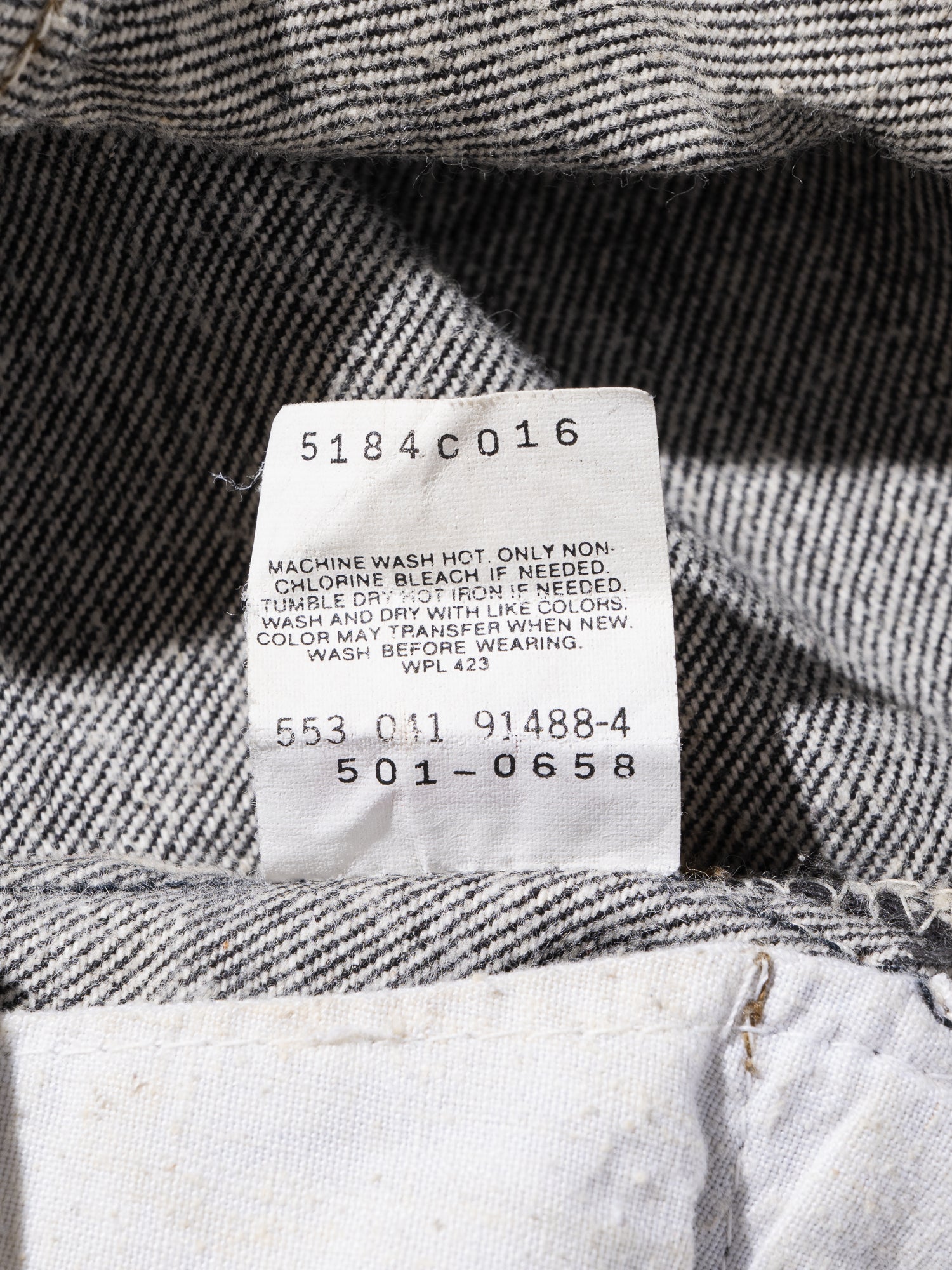 FJ select / LEVI'S 501 MADE IN USA / 先染ブラックデニム 1