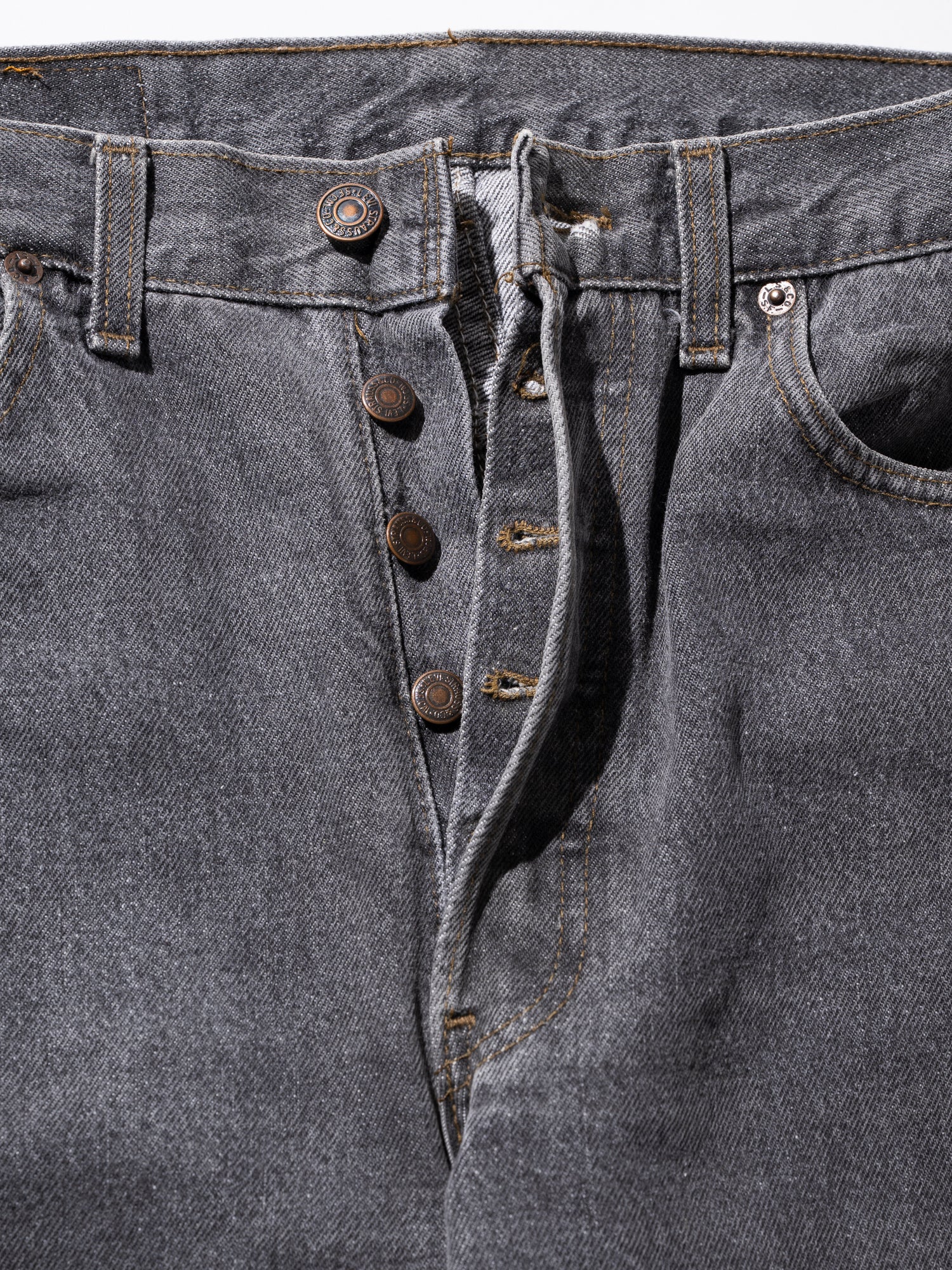 FJ select / LEVI'S 501 MADE IN USA /先染ブラックデニム 2