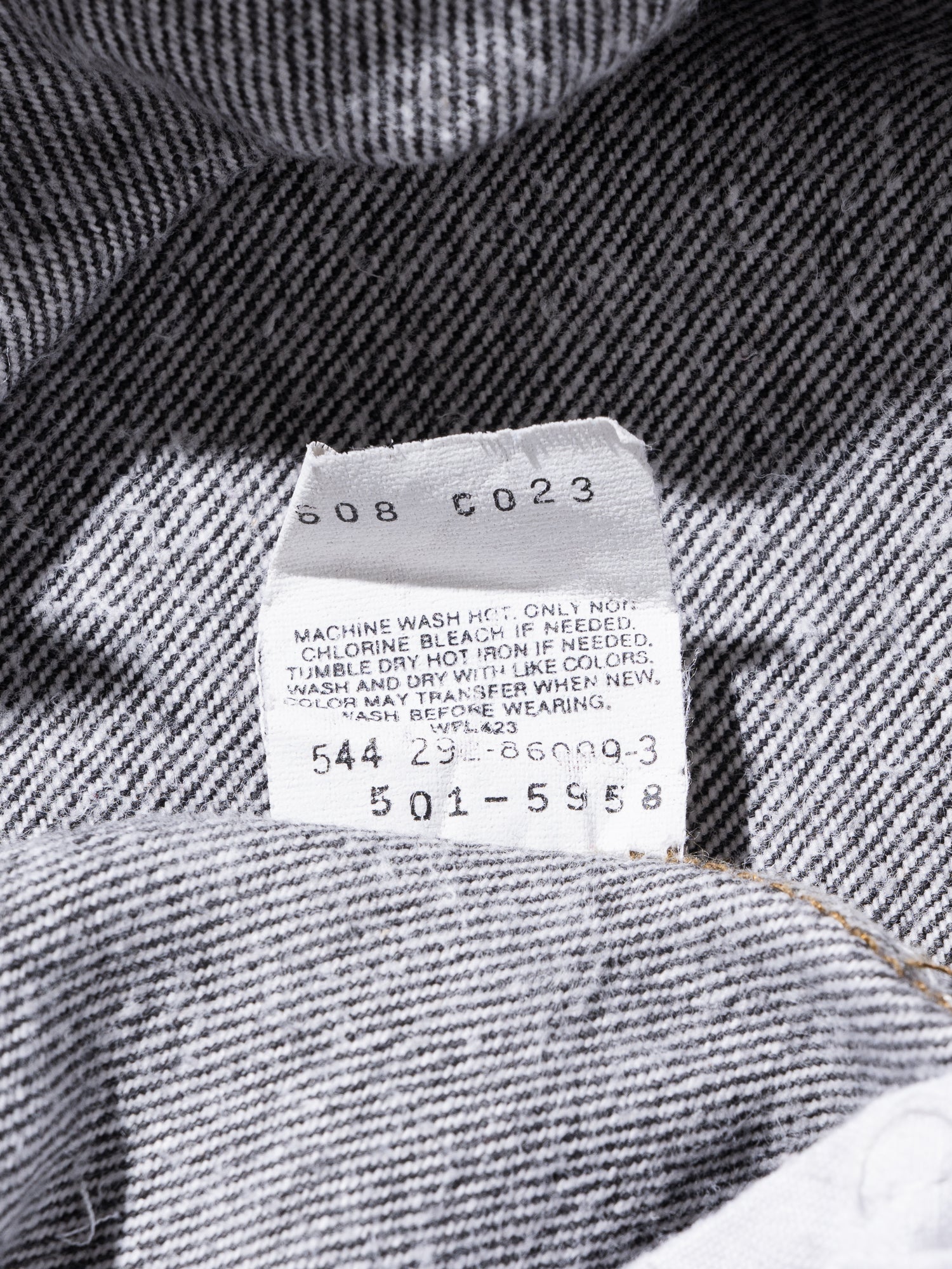 FJ select / LEVI'S 501 MADE IN USA /先染ブラックデニム 2