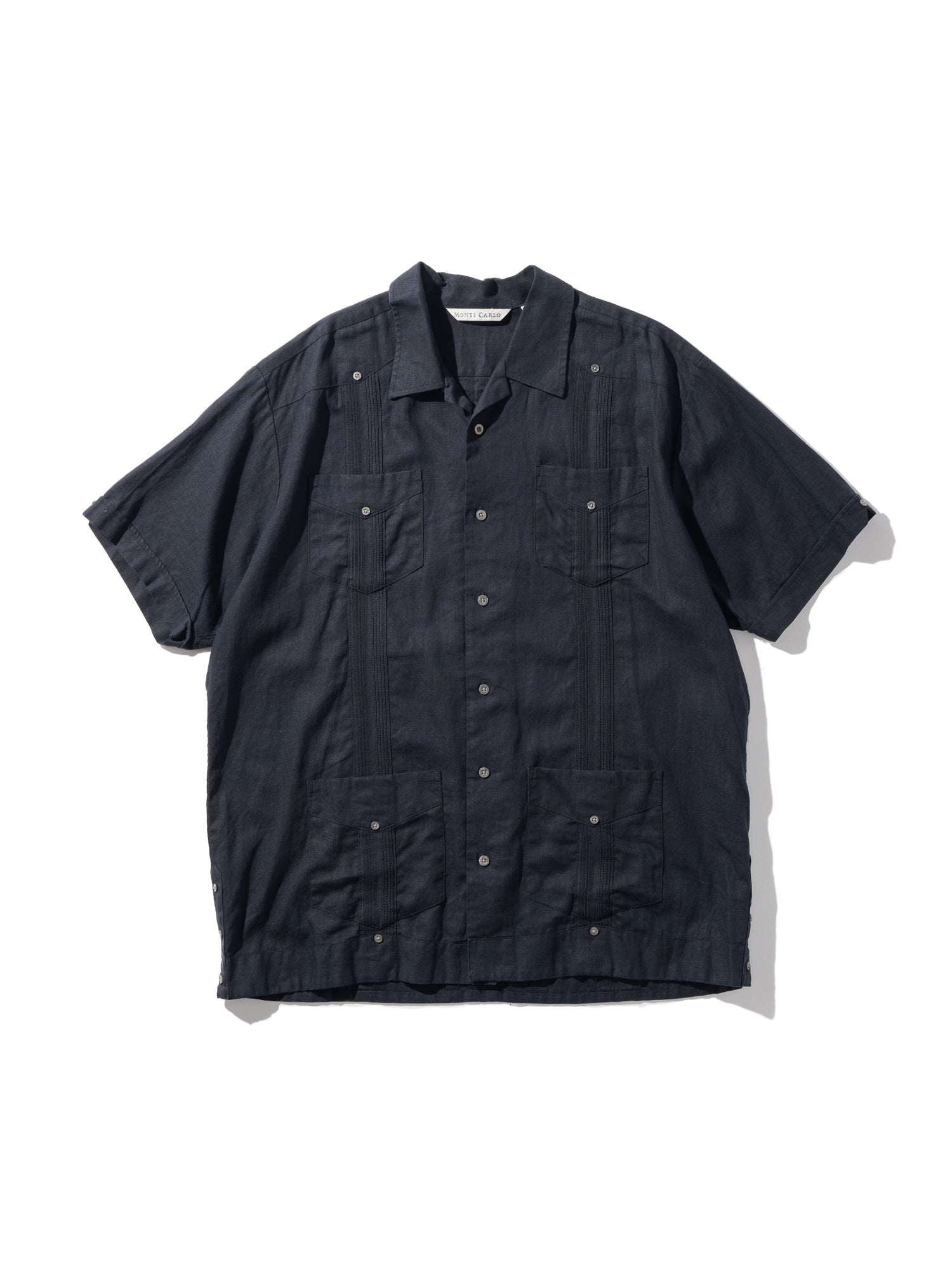 FJ select / BLACKリネンキューバシャツ
