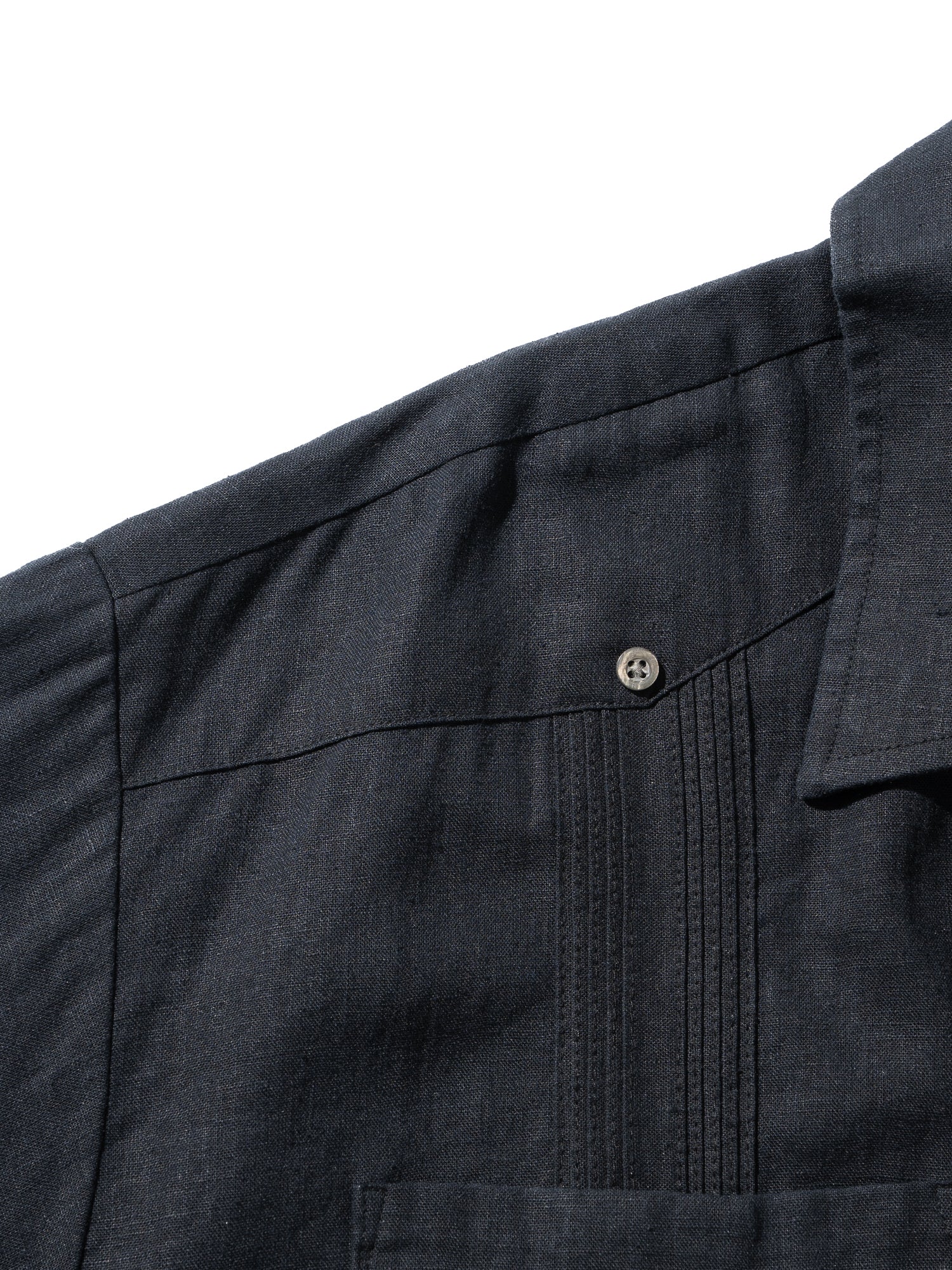 FJ select / BLACKリネンキューバシャツ