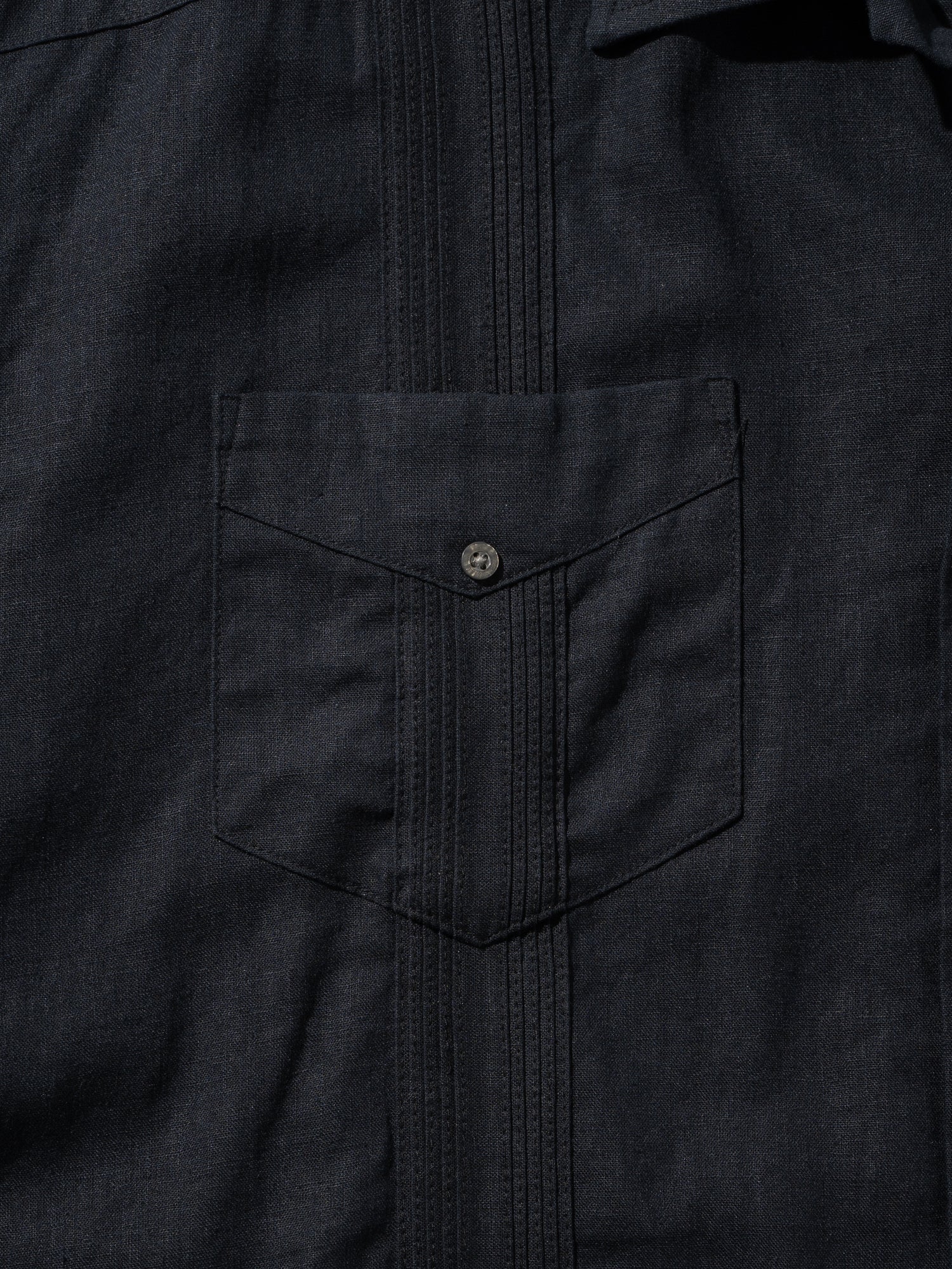 FJ select / BLACKリネンキューバシャツ