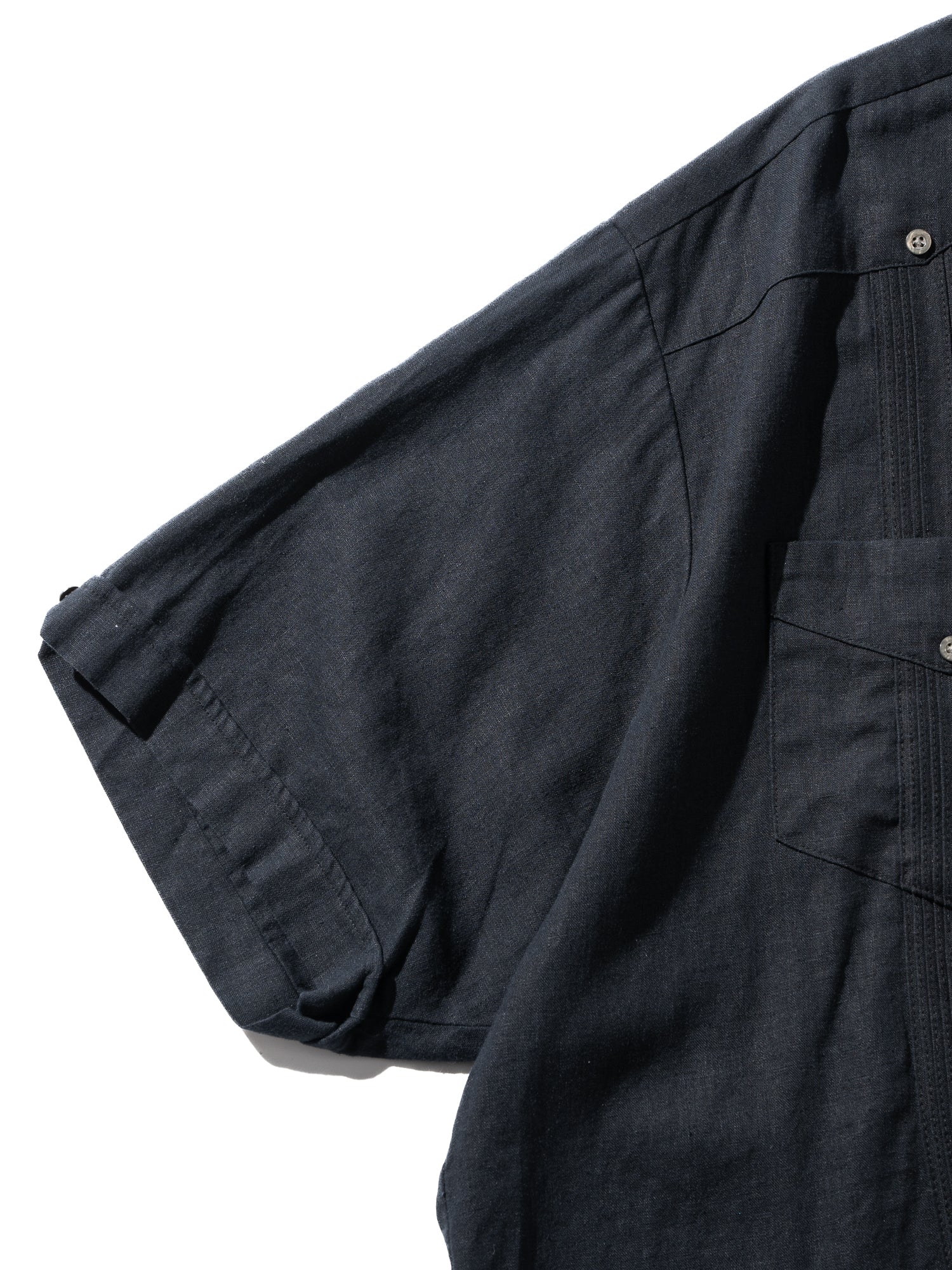 FJ select / BLACKリネンキューバシャツ