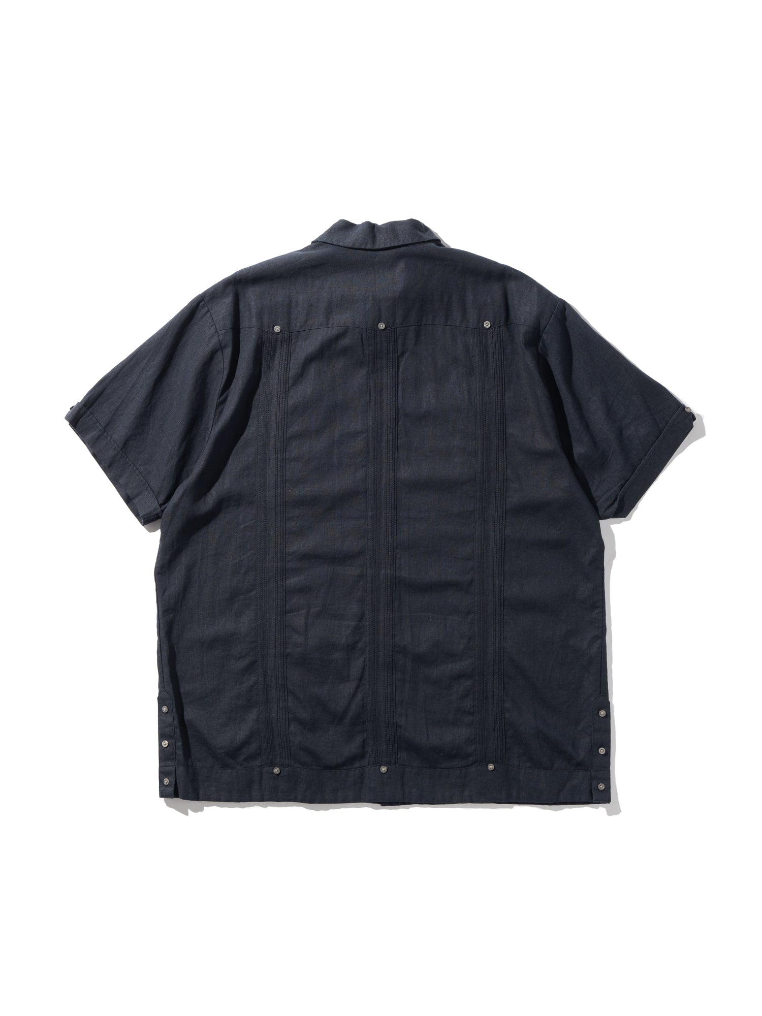 FJ select / BLACKリネンキューバシャツ