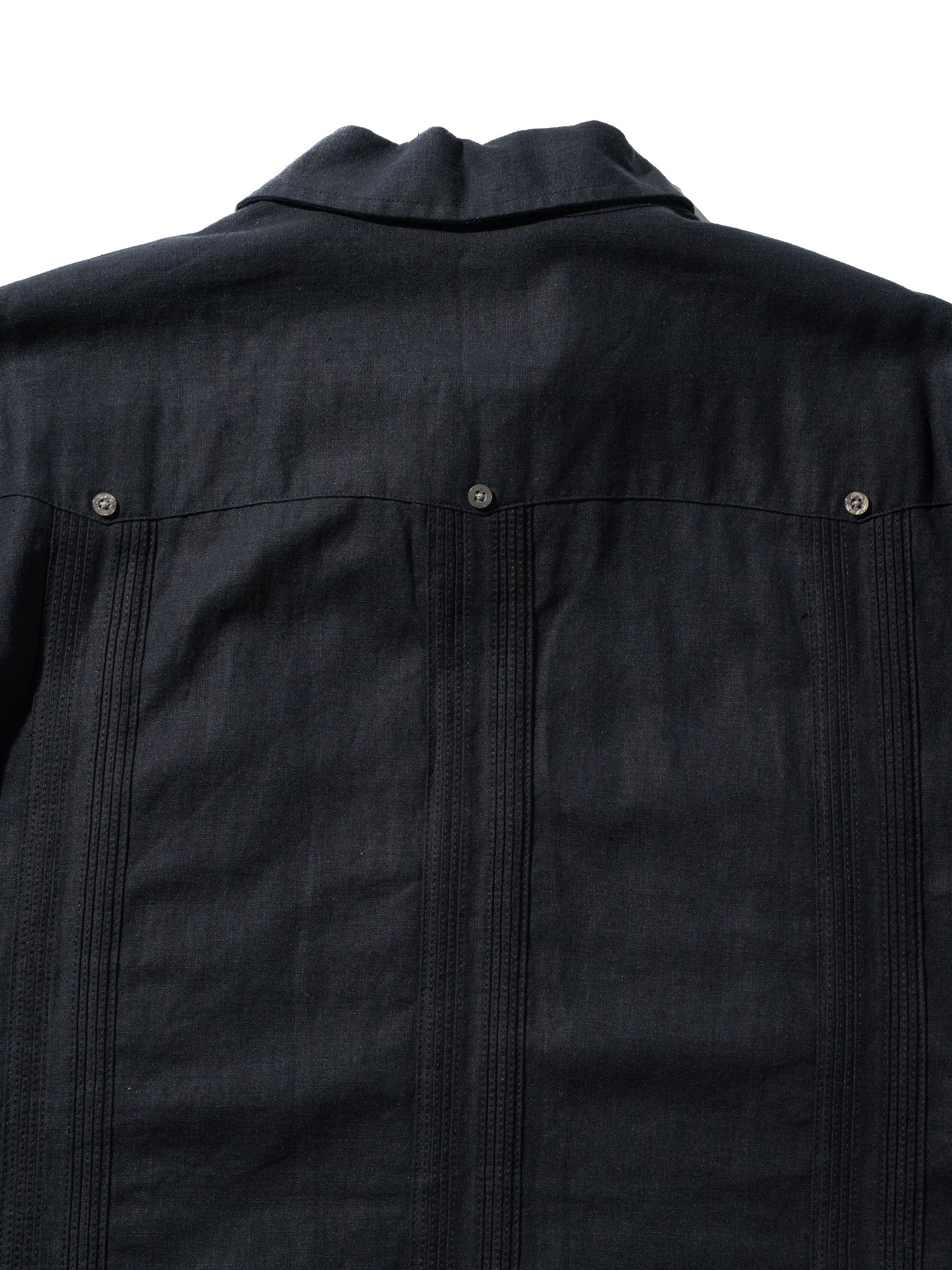 FJ select / BLACKリネンキューバシャツ
