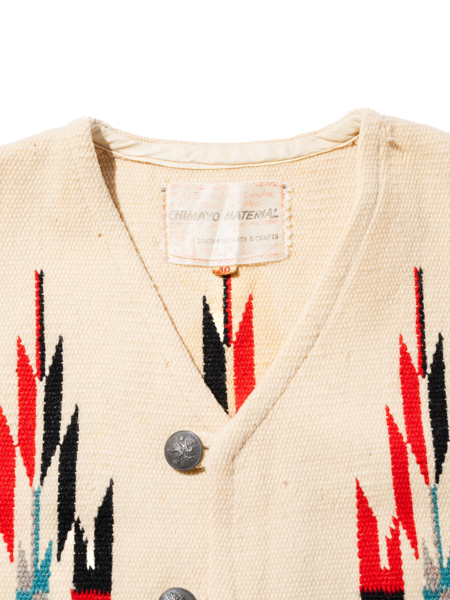 NorMo Vintage / VTG-CHIMAYO VEST WHT