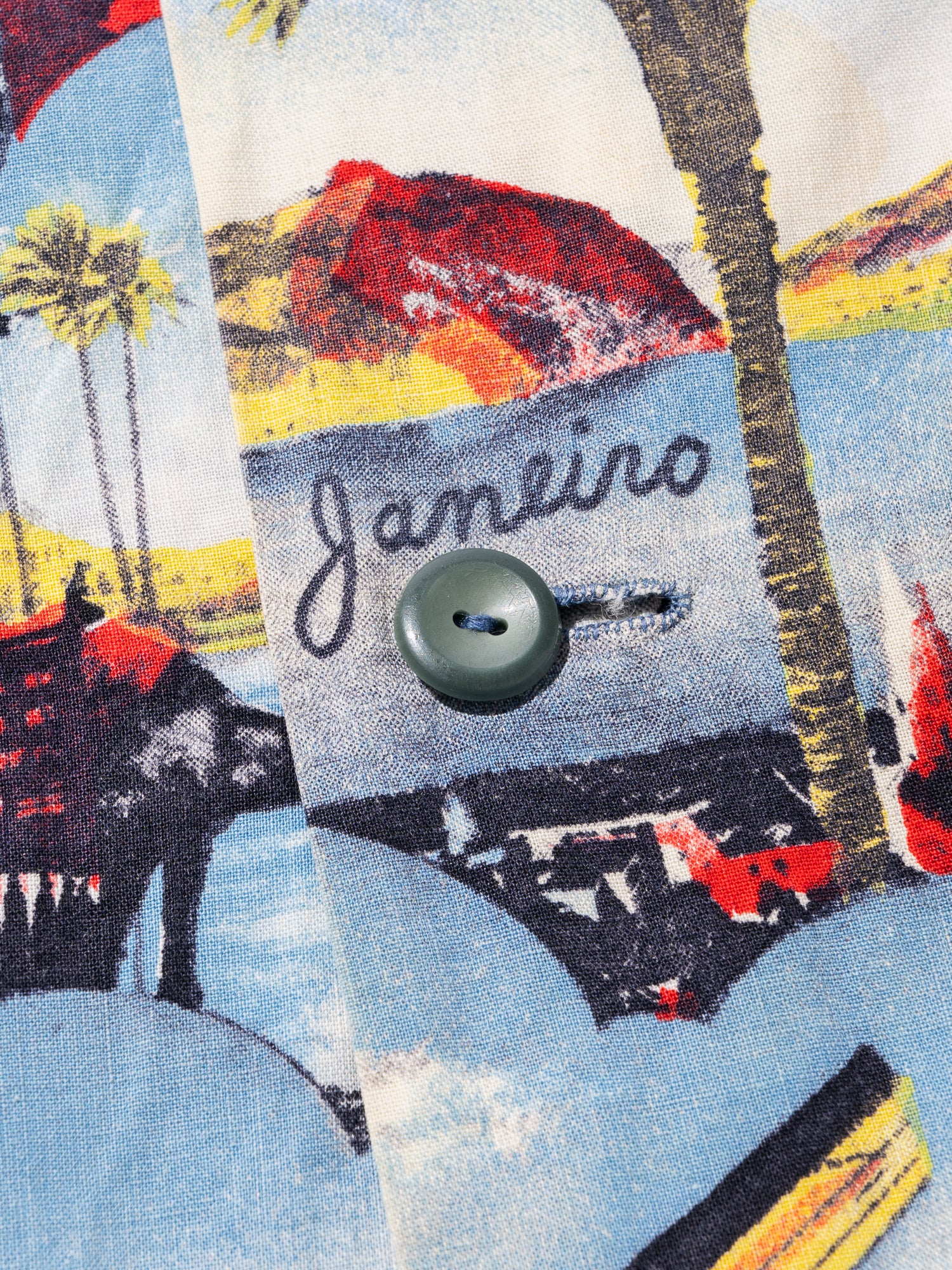 NorMo Vintage / VTG-HAWAIAN SHIRTS 50's~60’s PICTURE ”風景 建物柄”