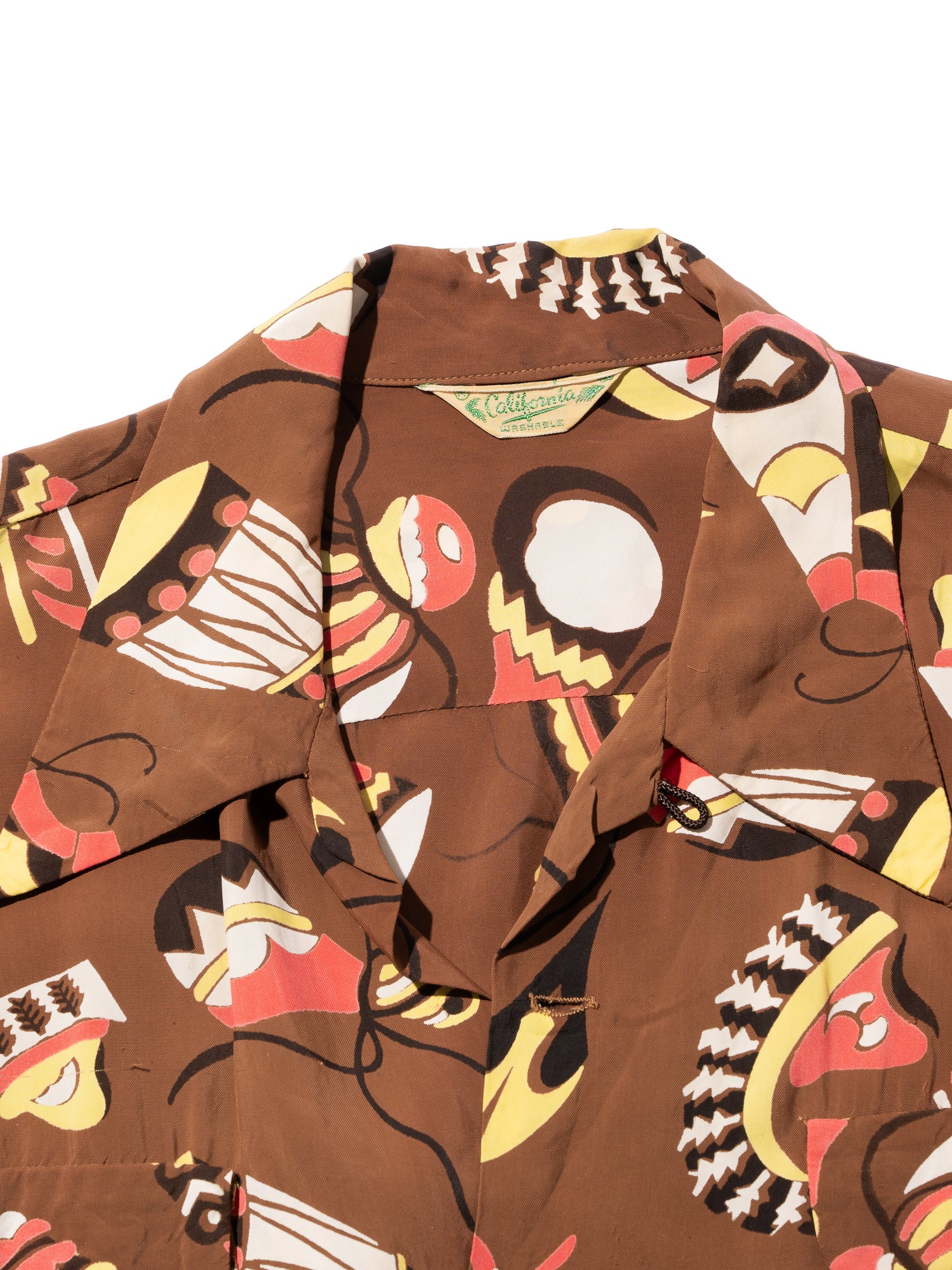 NorMo Vintage / VTG-HAWAIAN SHIRTS ”TIKI ドラム柄” CALIFORNIA