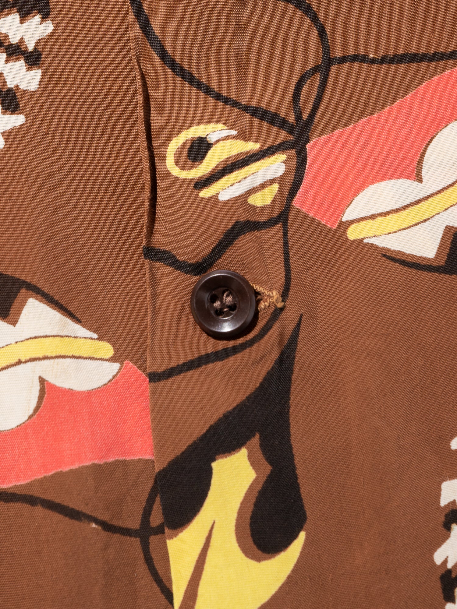 NorMo Vintage / VTG-HAWAIAN SHIRTS ”TIKI ドラム柄” CALIFORNIA