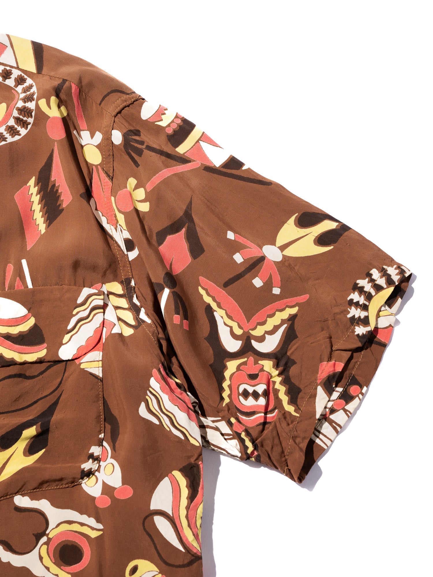 NorMo Vintage / VTG-HAWAIAN SHIRTS ”TIKI ドラム柄” CALIFORNIA