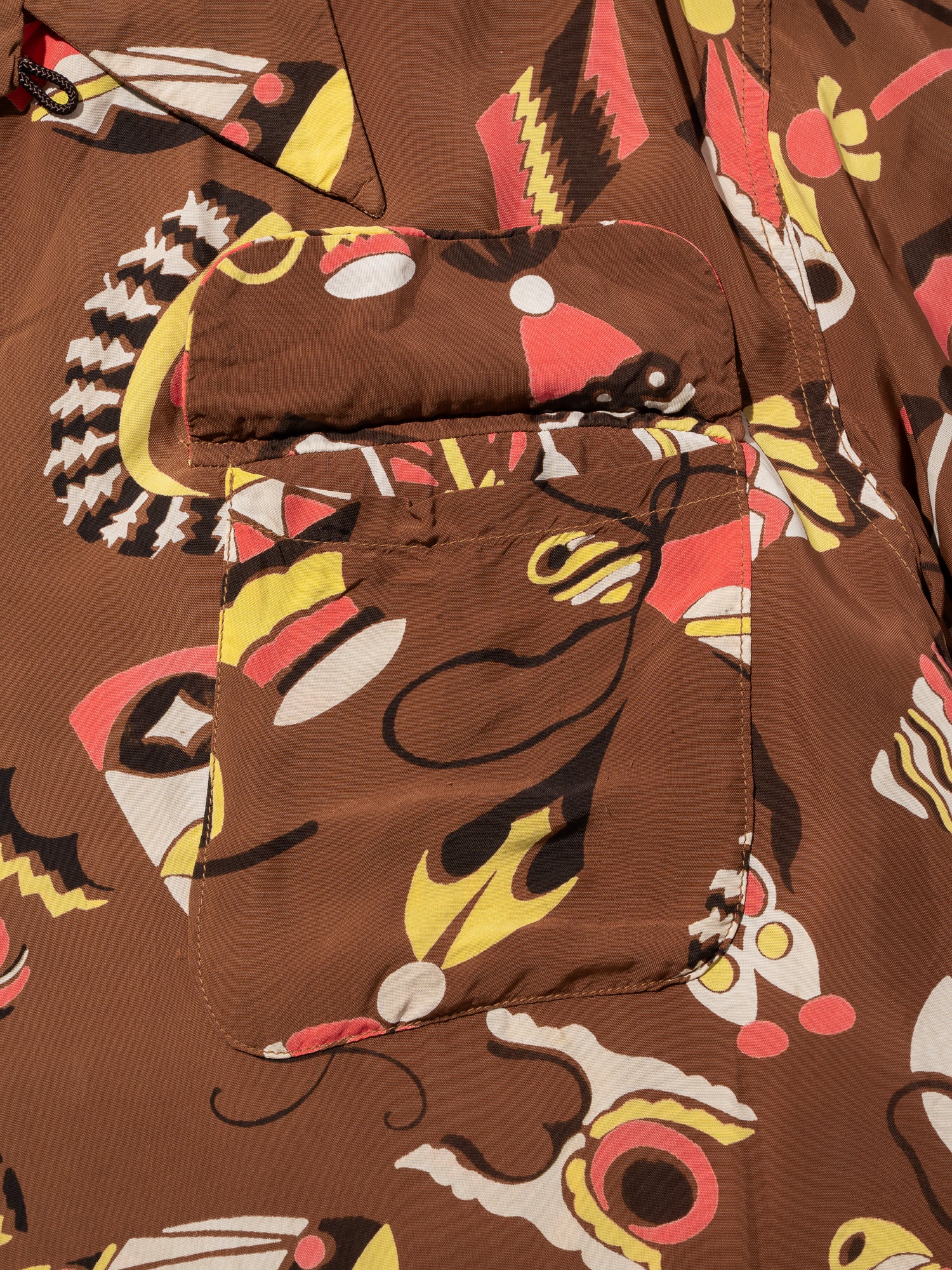 NorMo Vintage / VTG-HAWAIAN SHIRTS ”TIKI ドラム柄” CALIFORNIA