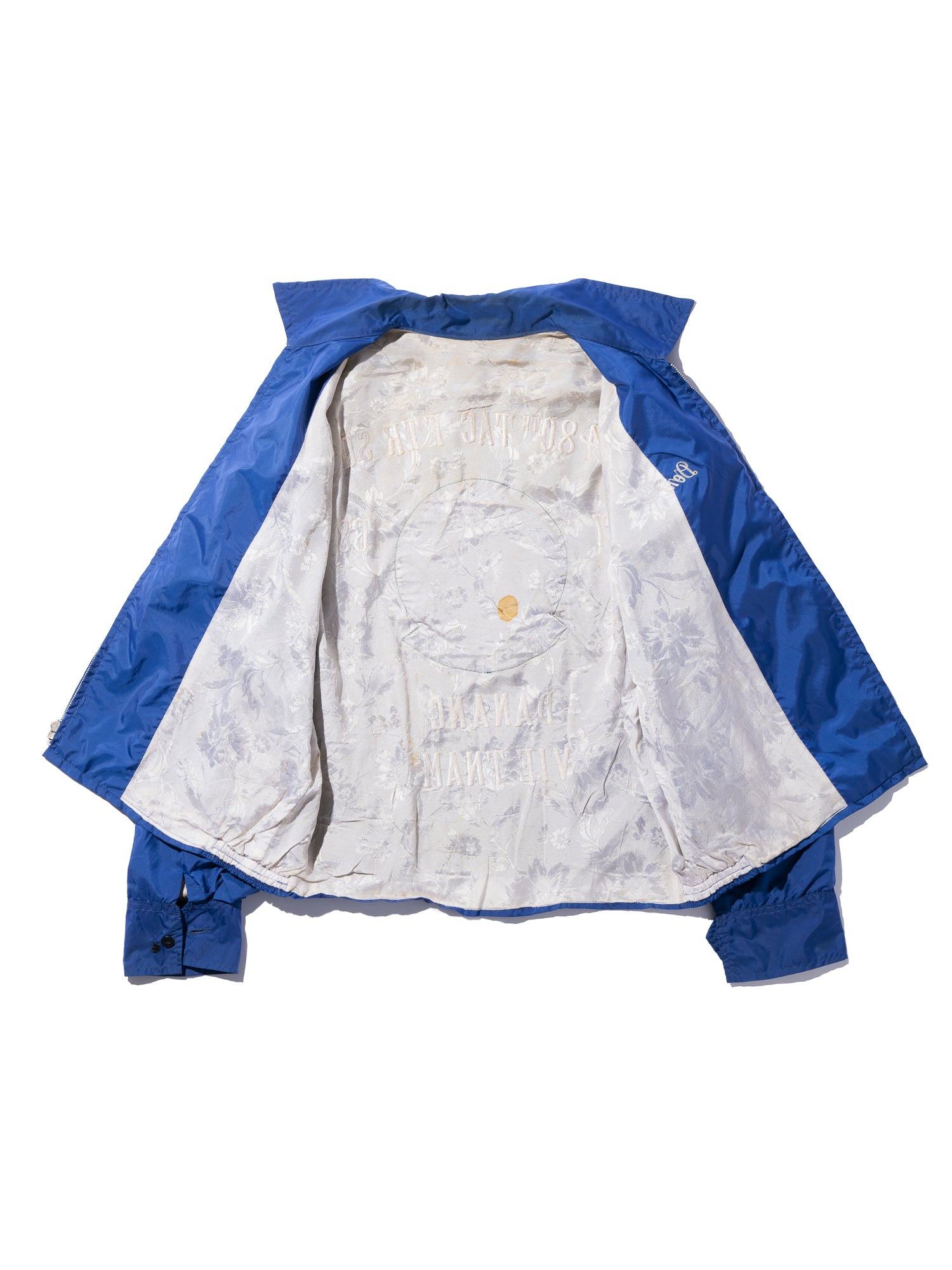 NorMo Vintage / 1960's Vintage Vietnam Souvenir blue coach Jacket