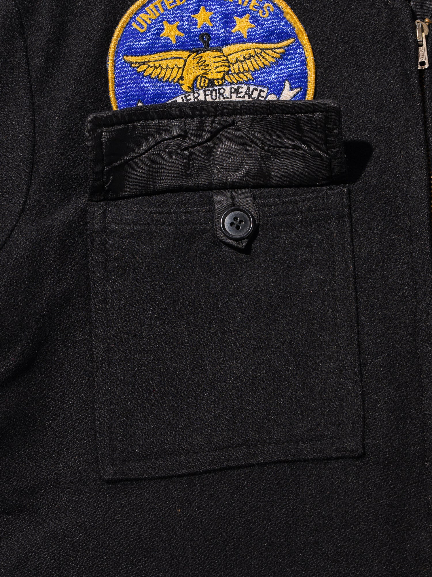 NorMo Vintage / 1980's Vintage 1980's USN wool Souvenir Jacket