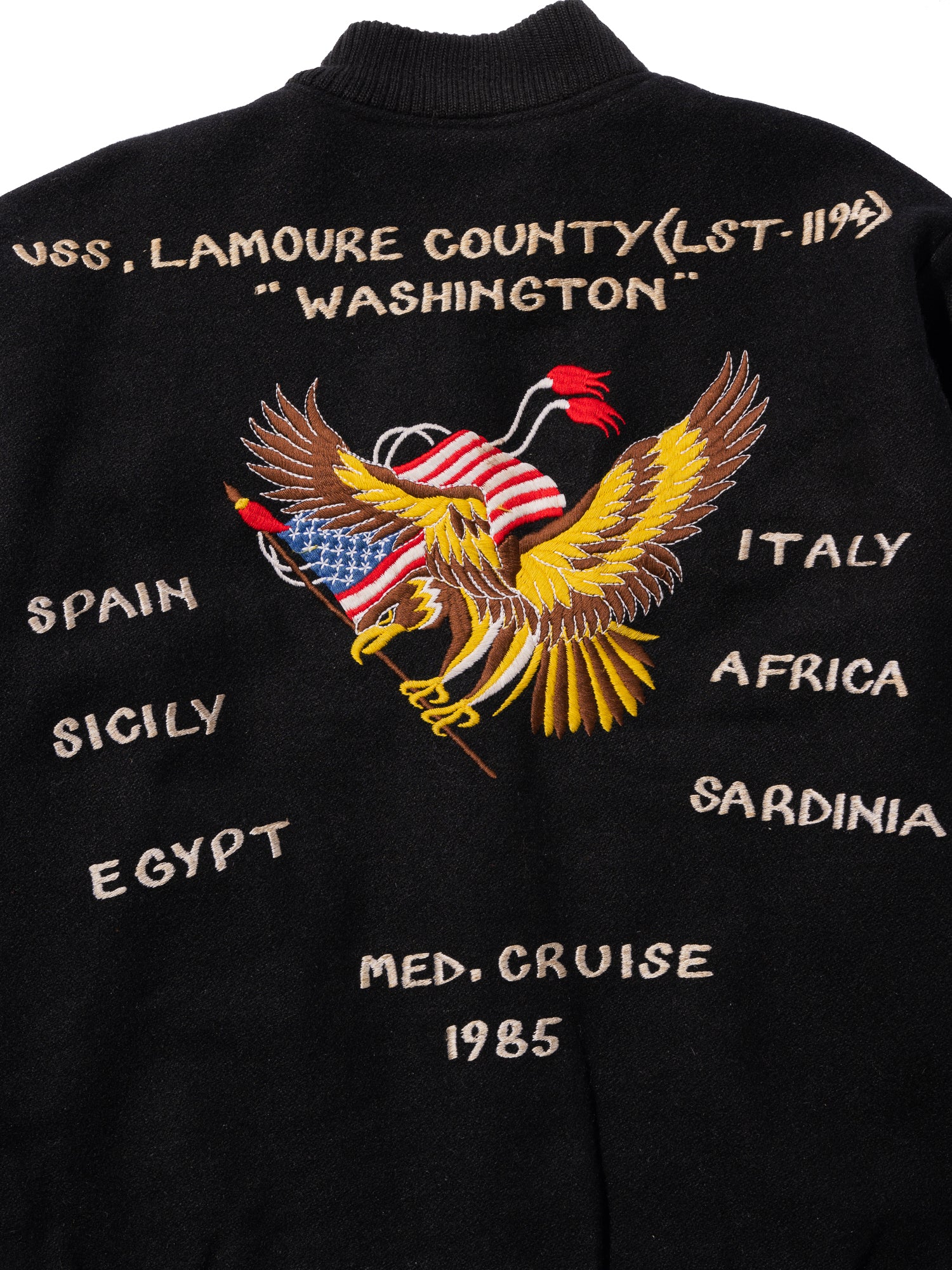 NorMo Vintage / 1980's Vintage 1980's USN wool Souvenir Jacket