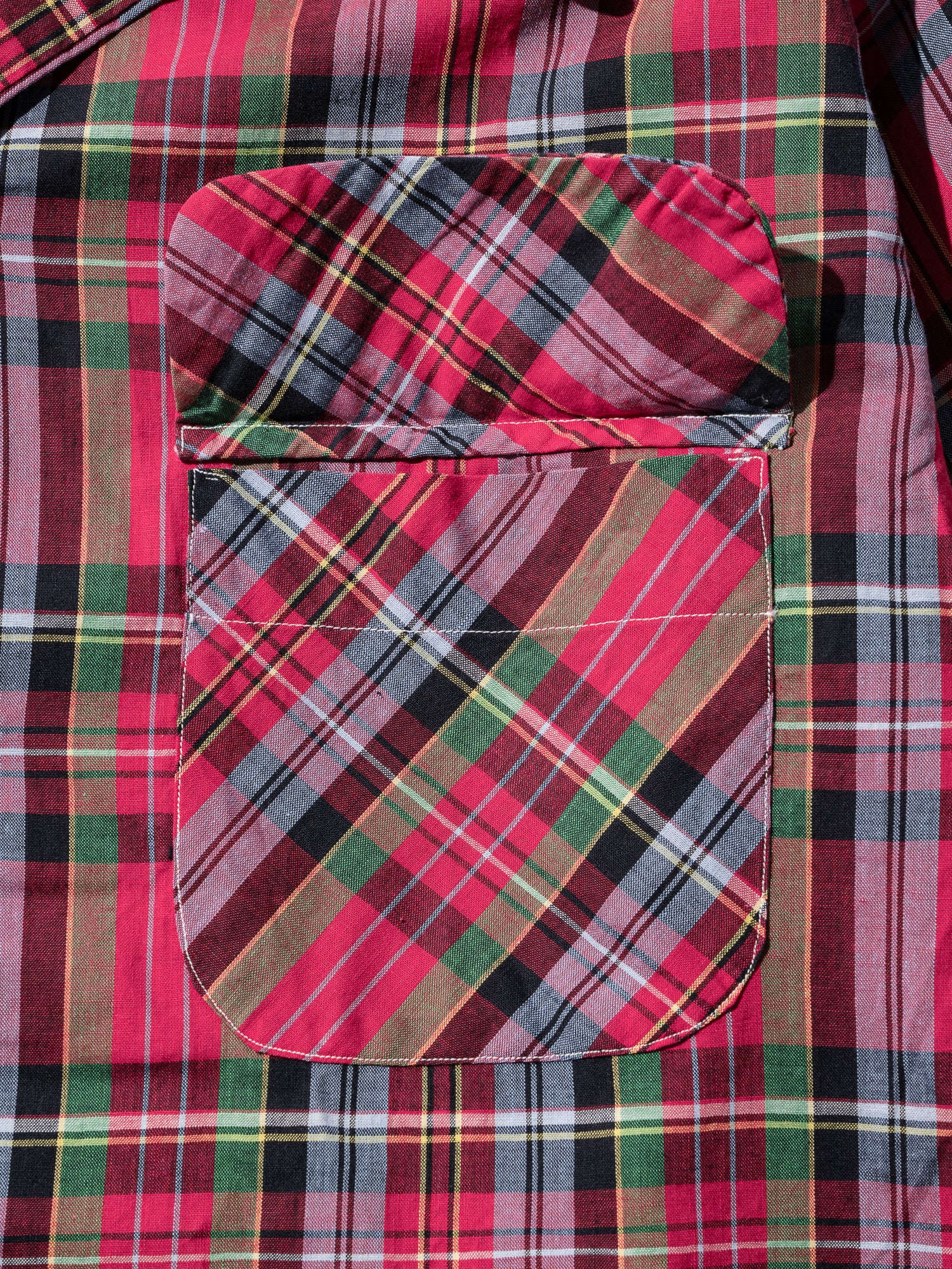 NorMo Vintage / 60's 70's "H BAR C" RED CHECK OPEN COLLAR SHIRTS