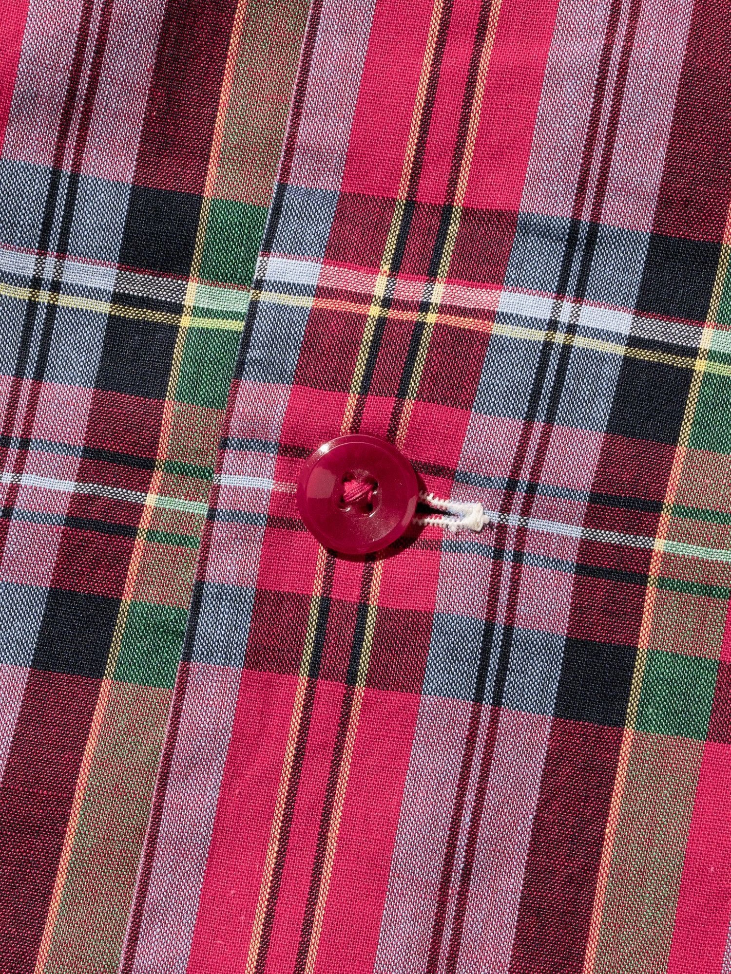 NorMo Vintage / 60's 70's "H BAR C" RED CHECK OPEN COLLAR SHIRTS