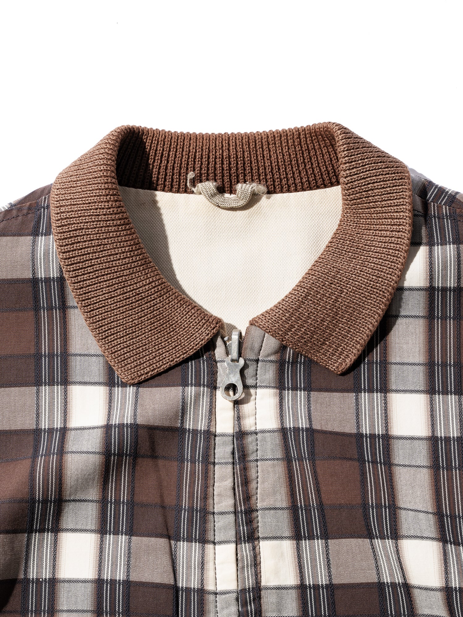 NorMo Vintage / 50's 60's REVERSIBLE JK BRN チェック×無地